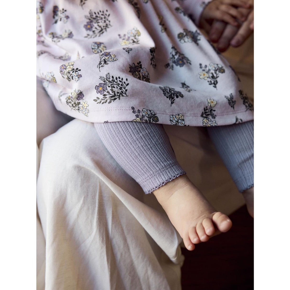 Name It Lavender Gray Nbfdemi Leggings