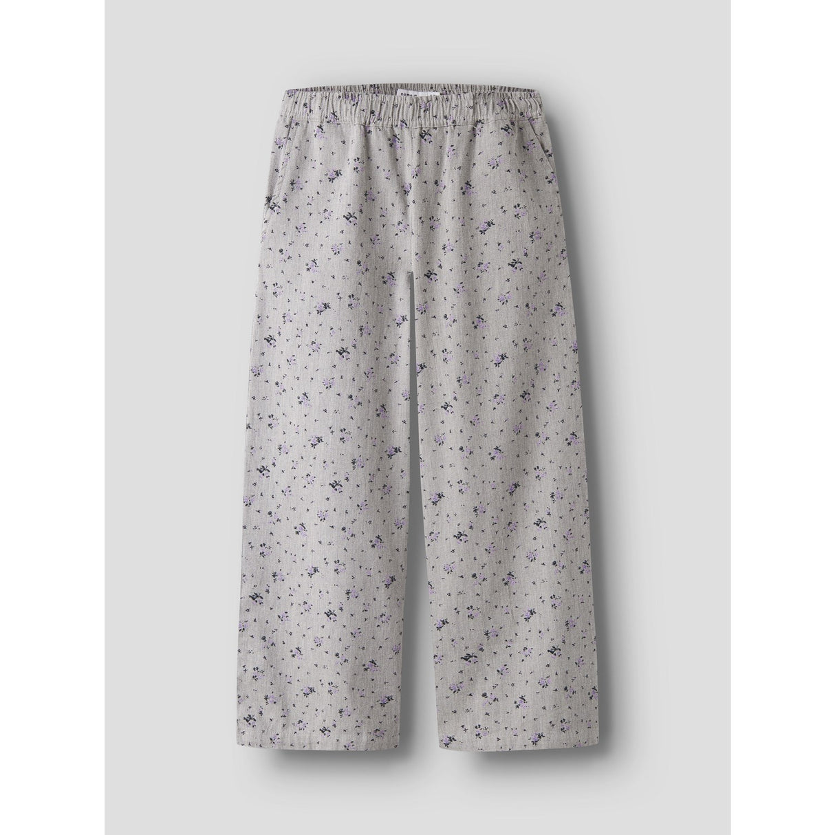 Name It Lavender Gray Nkfdrita Wide Pants