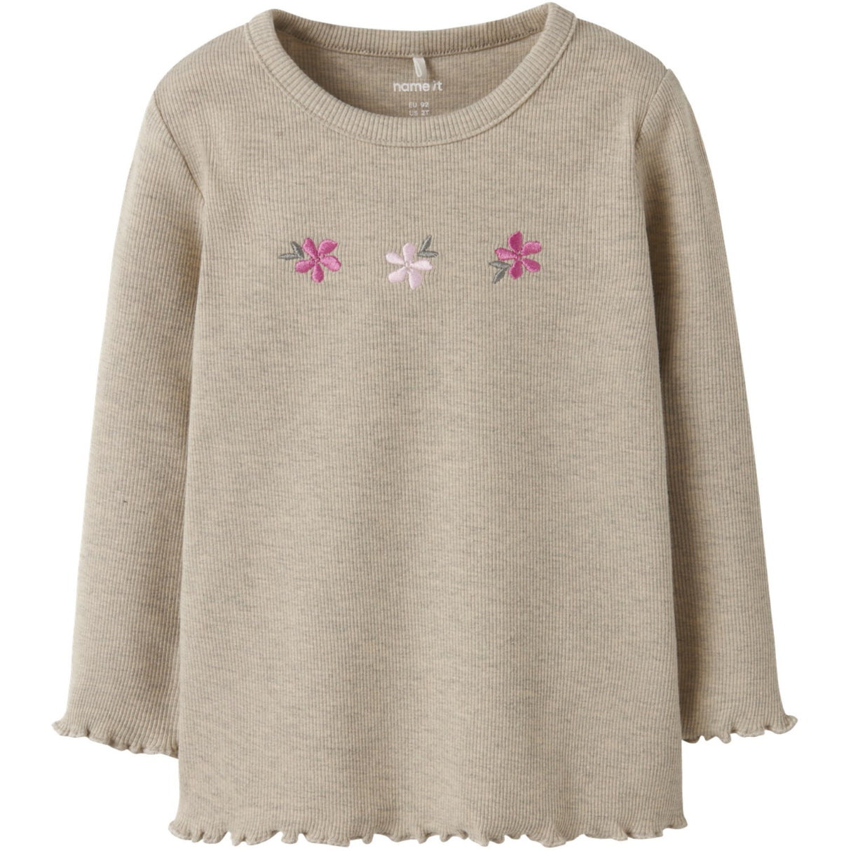 Name It Peyote Melange Nmfdari Ls Slim Top