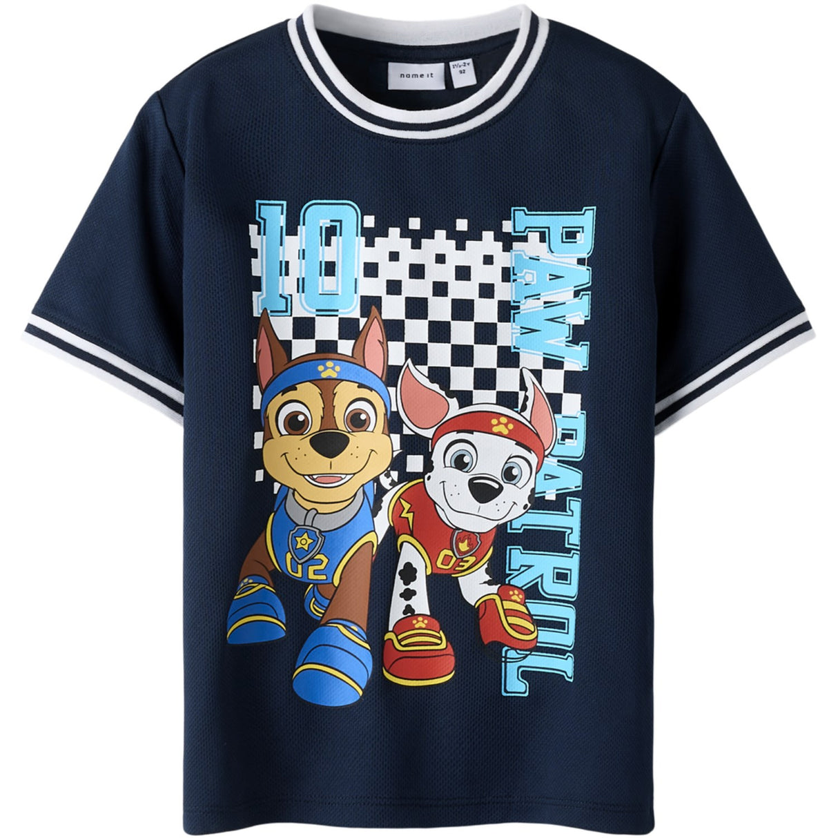 Name It Navy Blazer Nmmmargo Paw Ss Nreg Poly Top Cplg