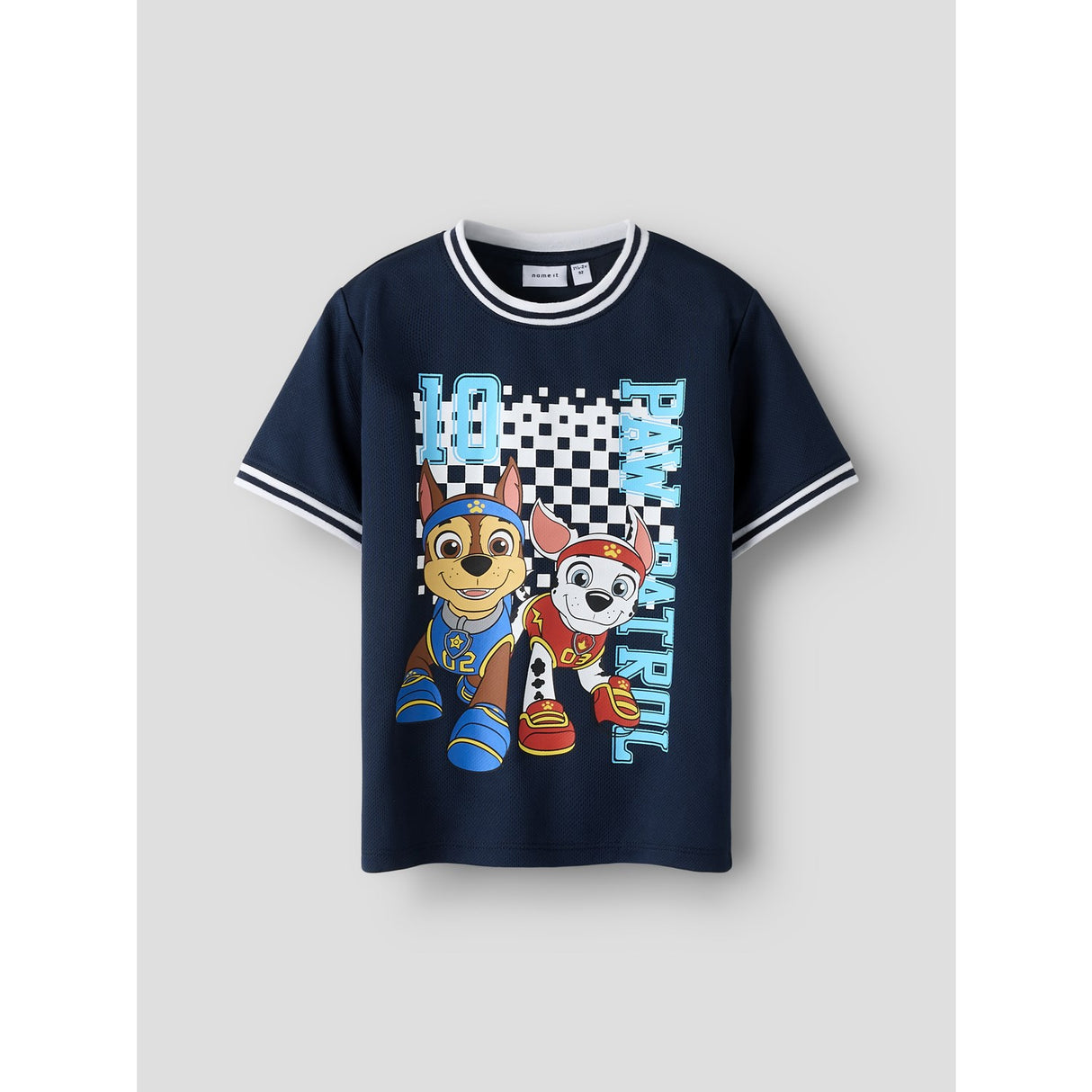 Name It Navy Blazer Nmmmargo Paw Ss Nreg Poly Top Cplg