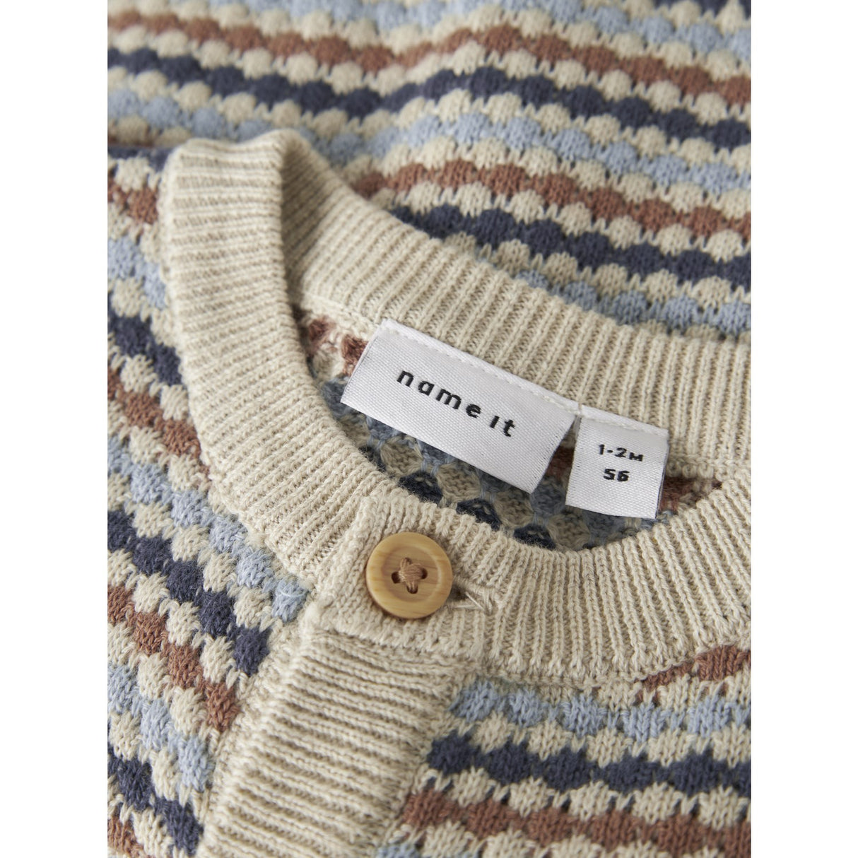 Name It Vintage Indigo Nbmflows Ls Knit Card