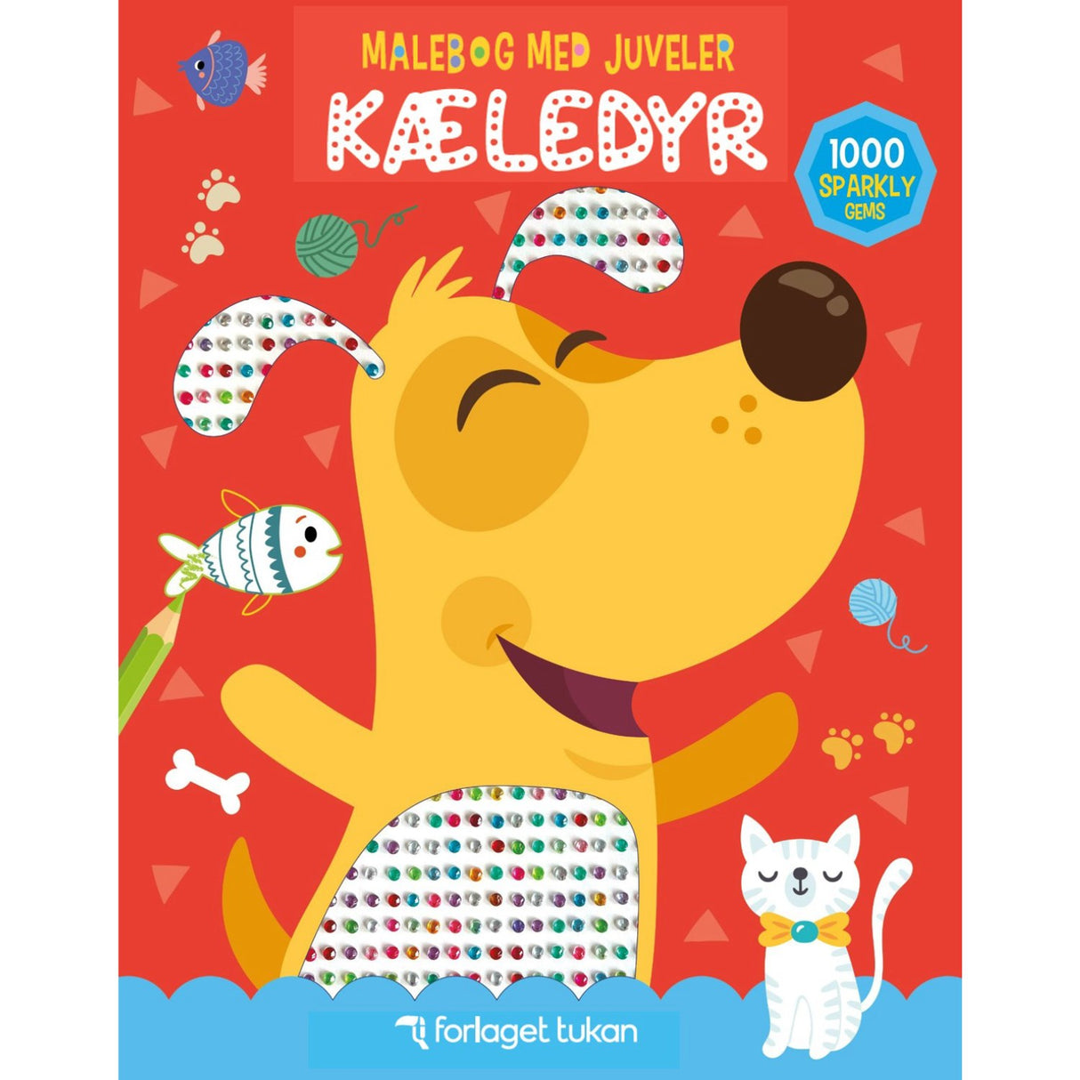 Forlaget Tukan Coloring Book With Juveler: Kæledyr