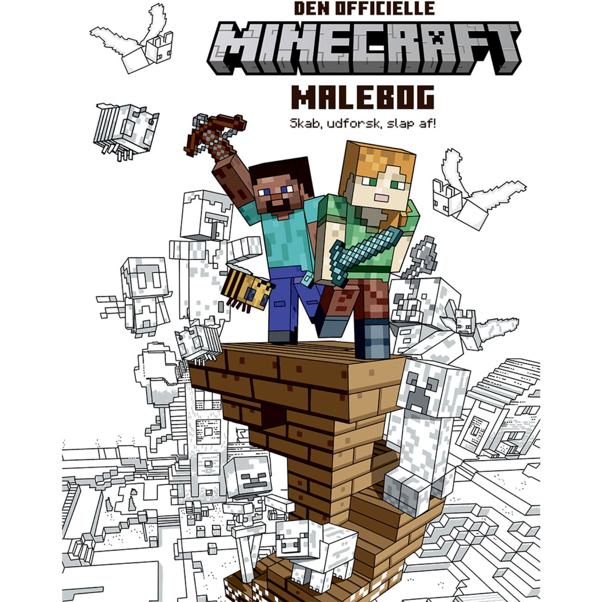 Forlaget Tukan Den Officielle Minecraft Coloring Book