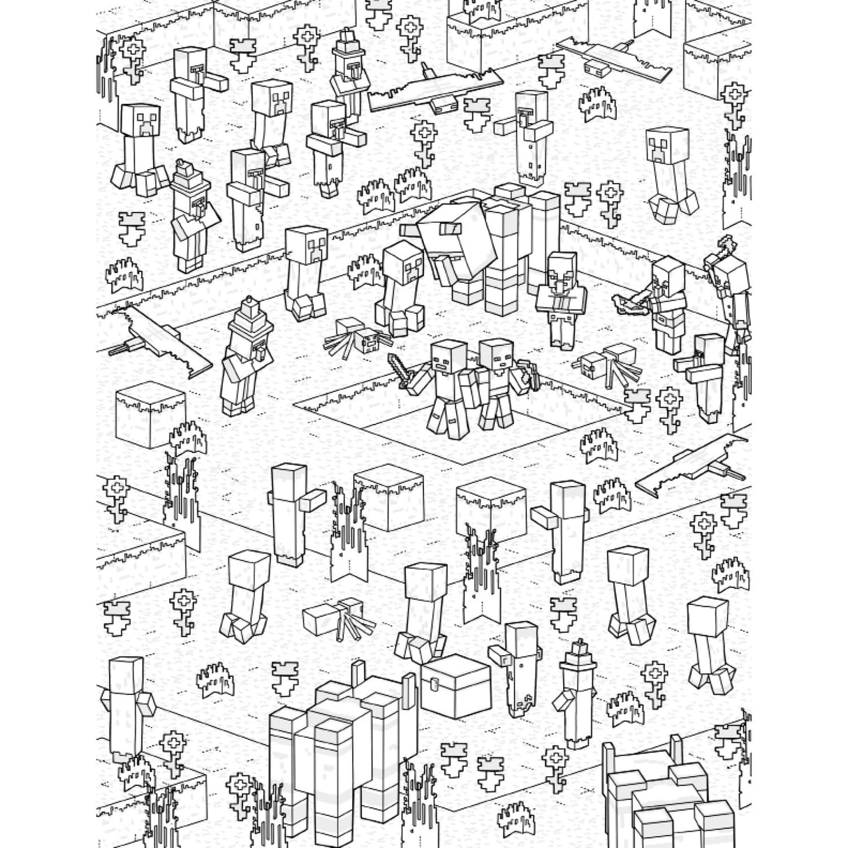 Forlaget Tukan Den Officielle Minecraft Coloring Book