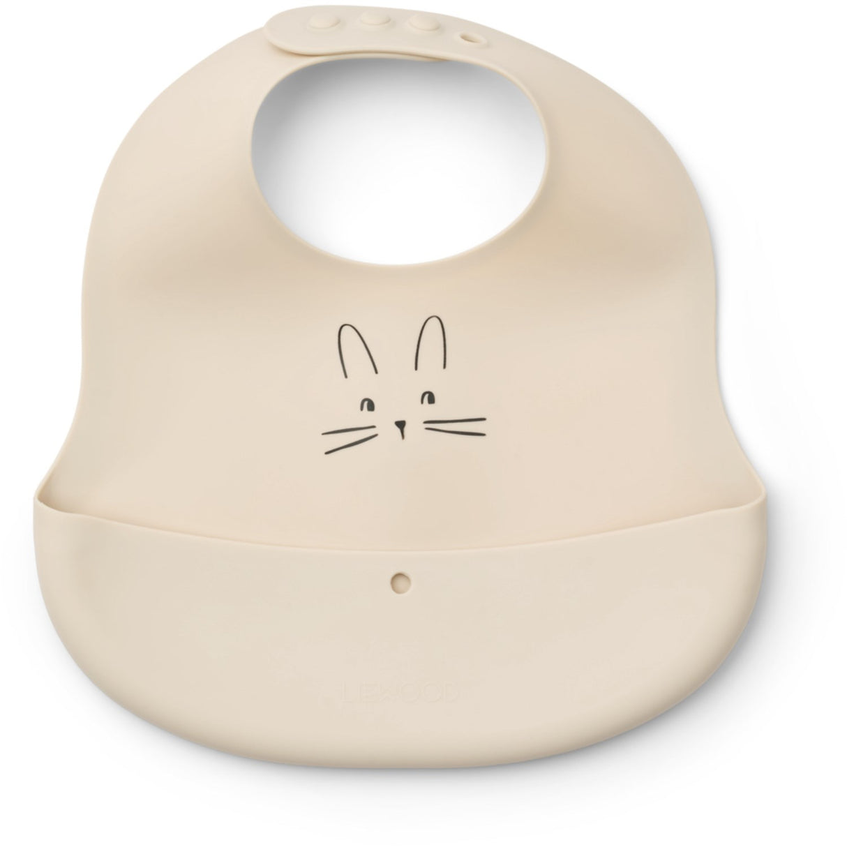 LIEWOOD Rabbit Sandy / Oat Ember Printed Bib 2-pack