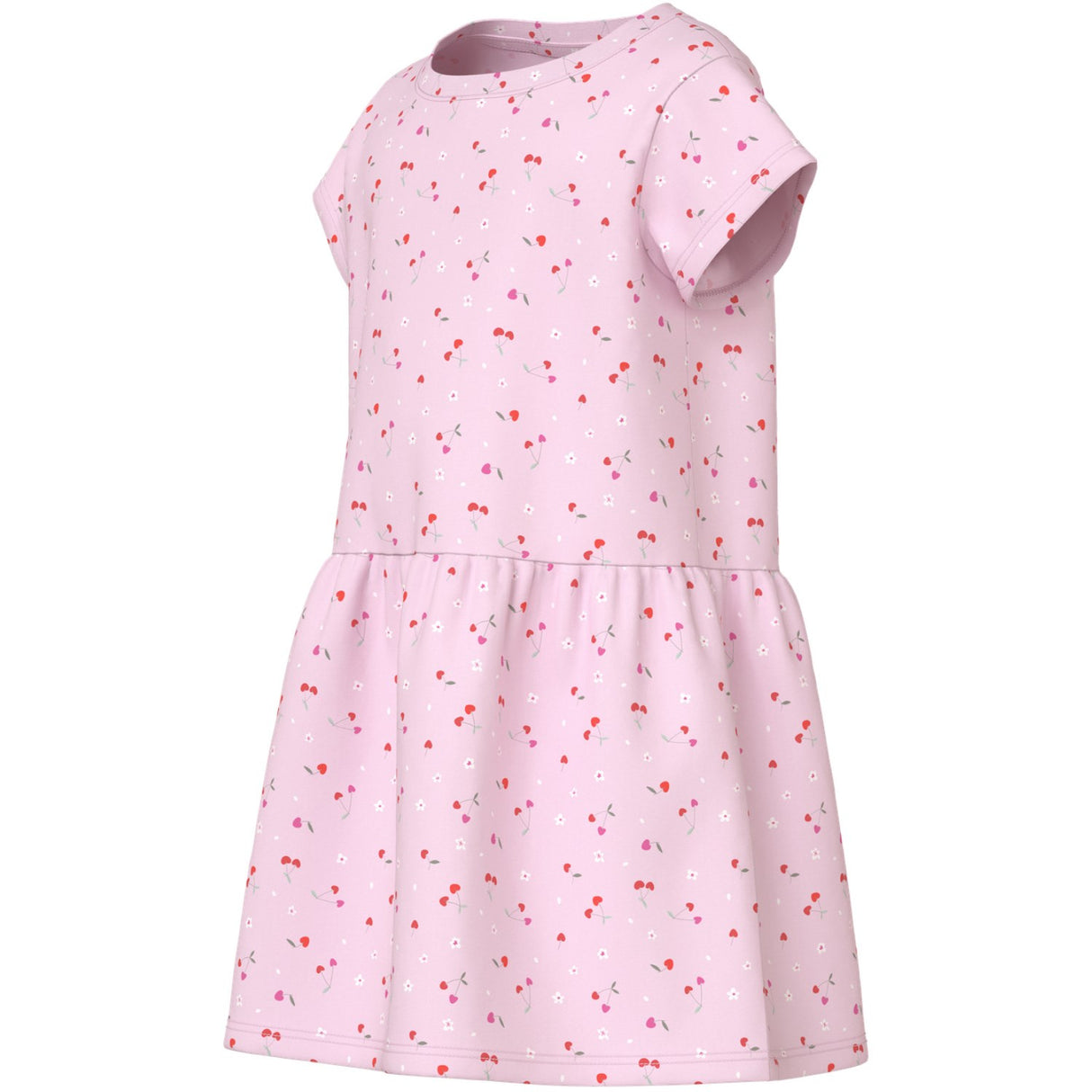 Name It Cradle Pink Heart Cherries Nmfvilinse Capsl Dress