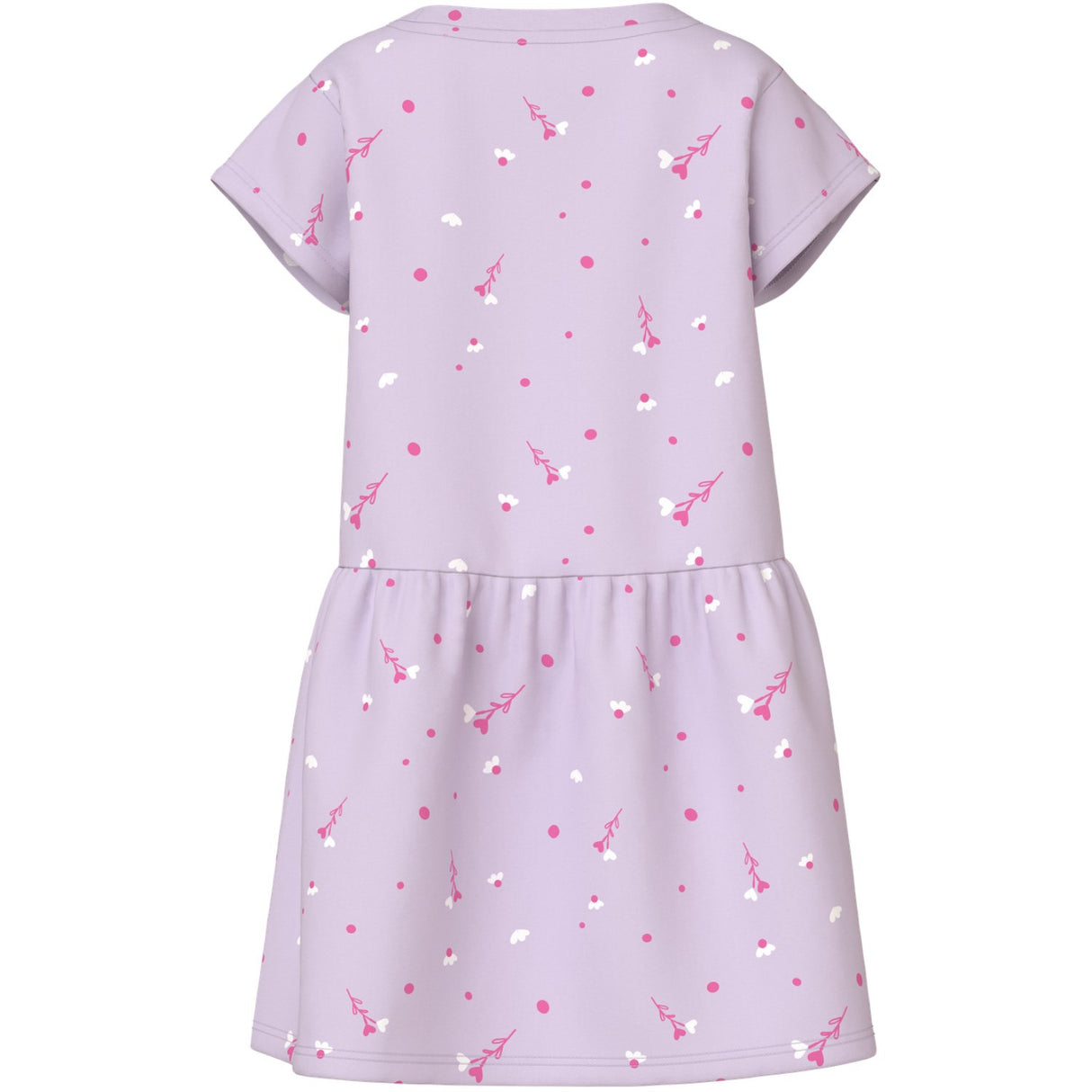 Name It Lavender Fog White Florals Nmfvilinse Capsl Dress