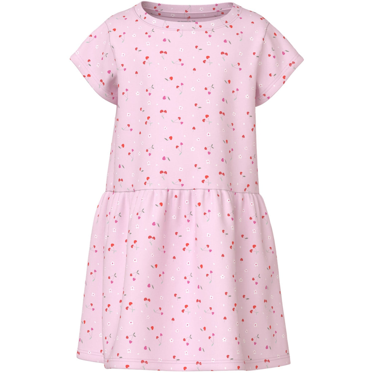 Name It Cradle Pink Heart Cherries Nmfvilinse Capsl Dress