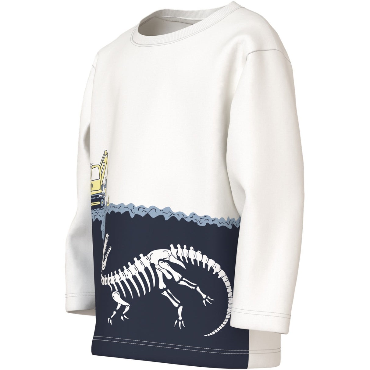 Name It Cloud Dancer Dino Excavator Nmmvilasse Ls Nreg Top