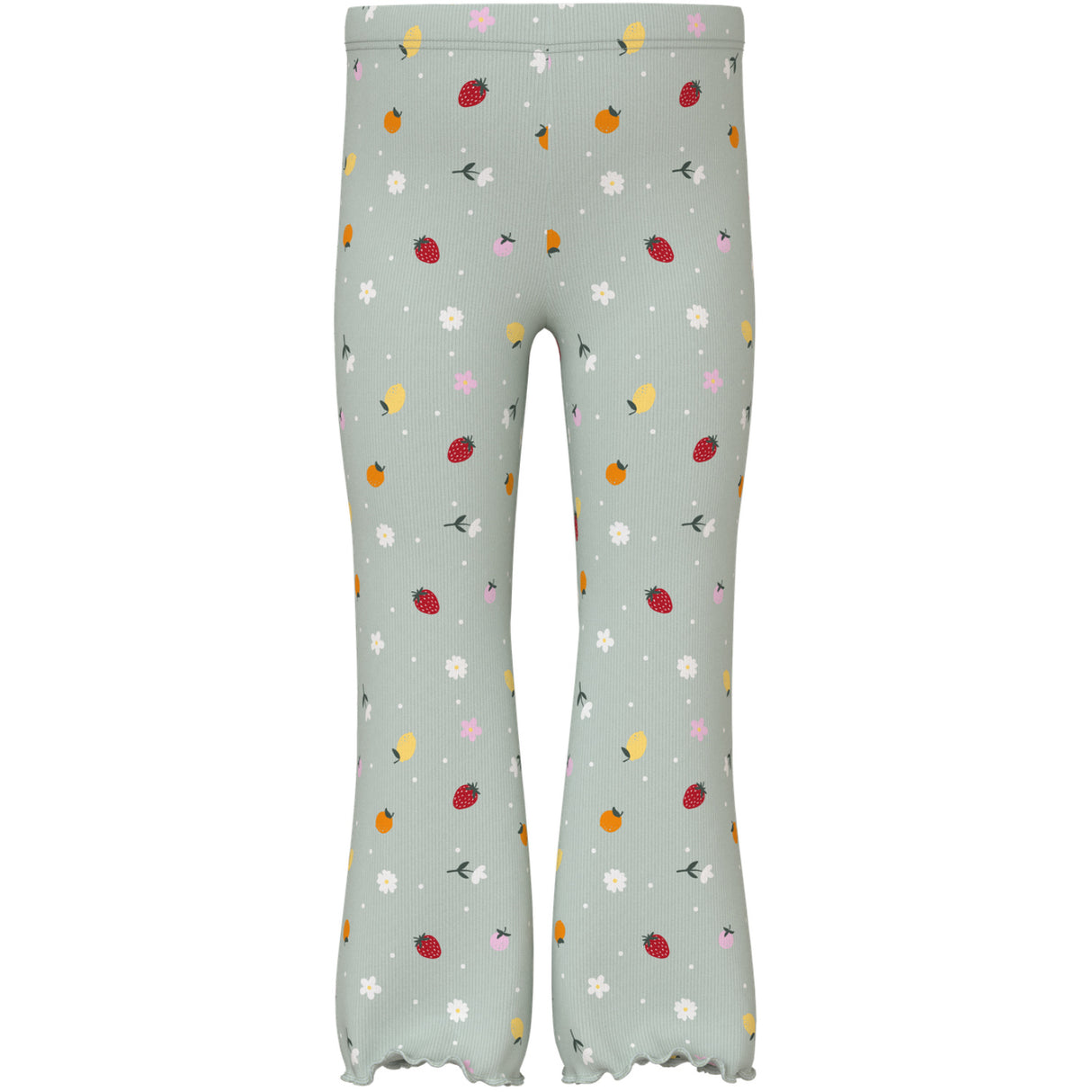 Name It Pale Aqua Fruit Flowers Nmfvemia Pants