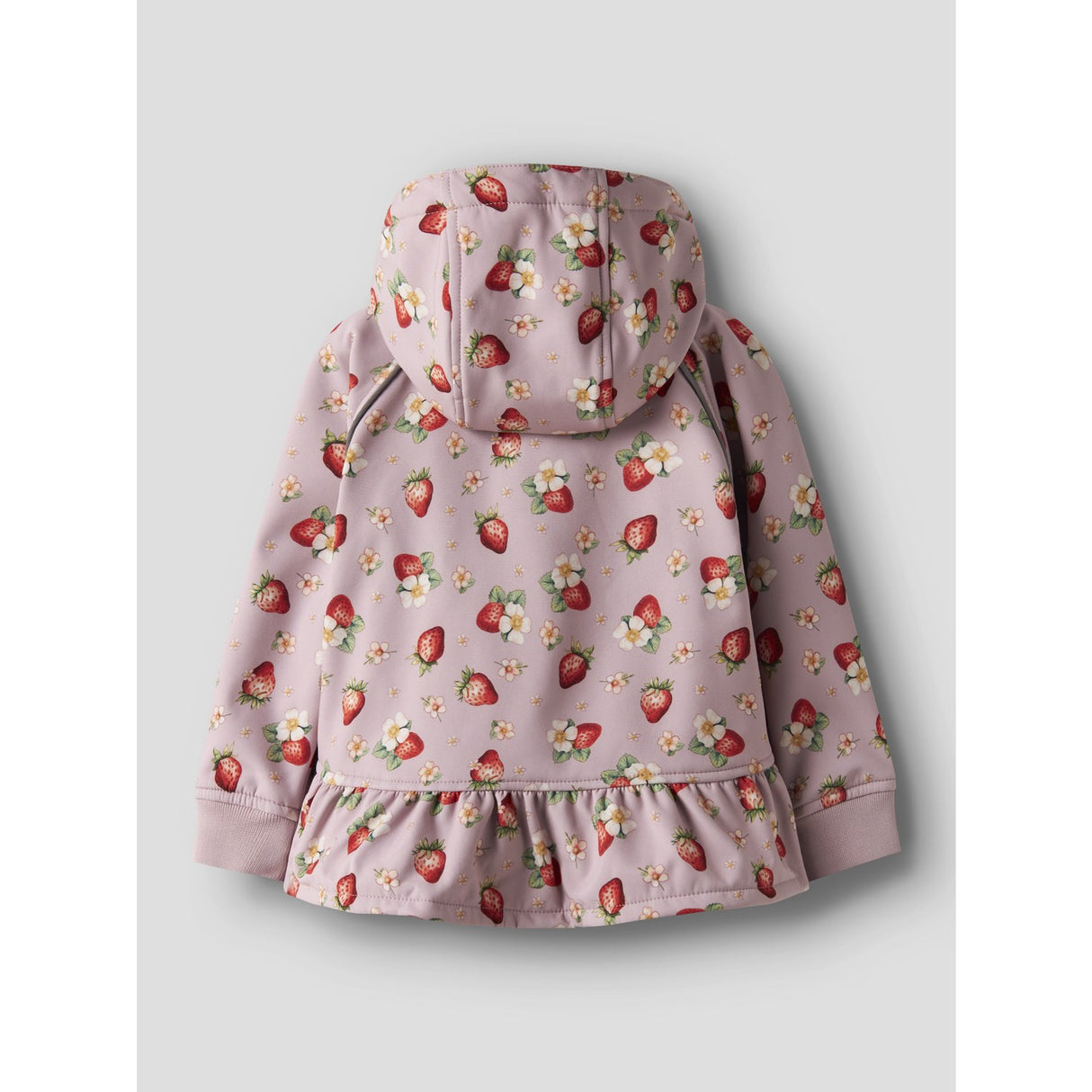 Name It Keepsake Lilac Strawberry Nmfalfa08 Softshell Jacket Peblum Fo