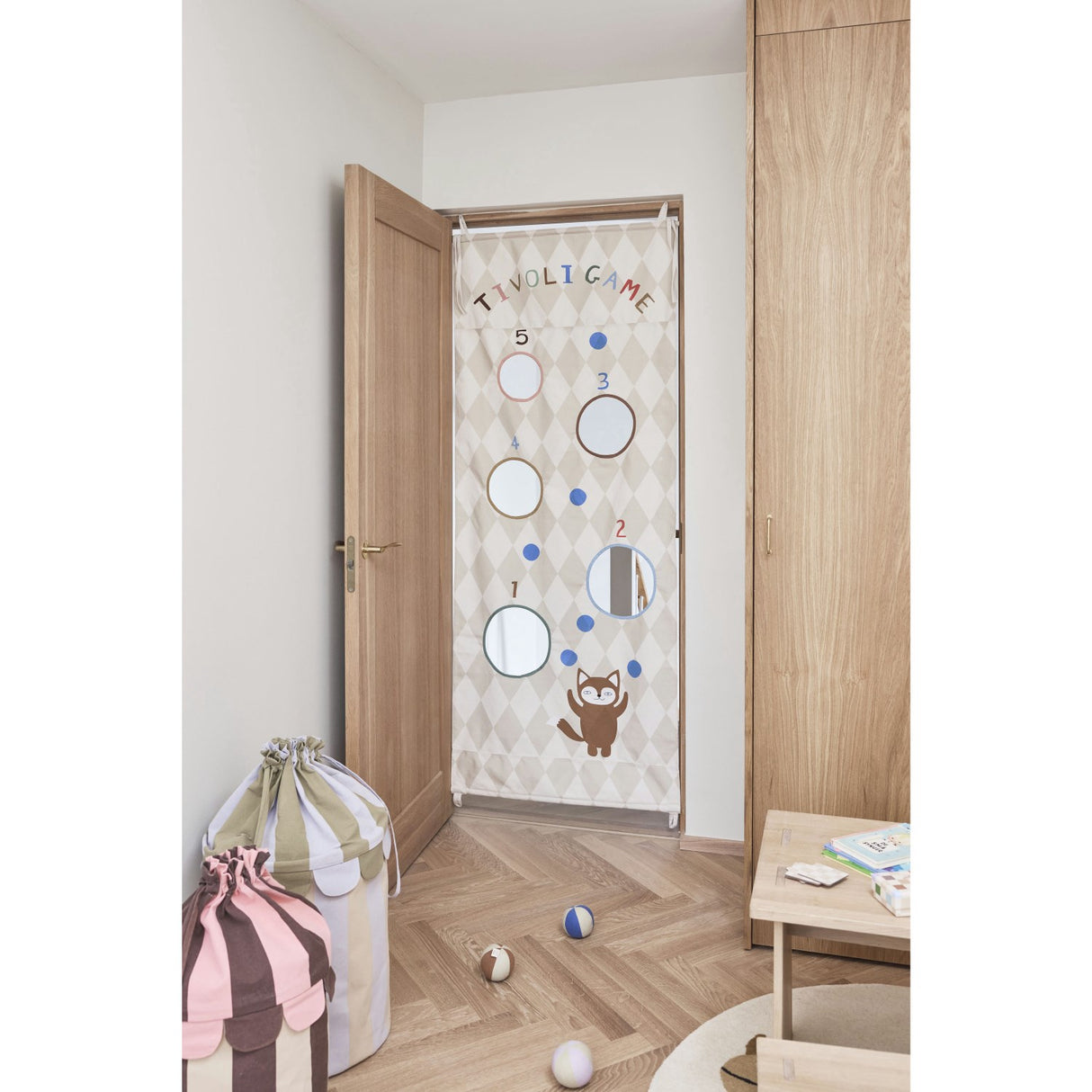 OYOY Rose/Purple Saga Basket Set Of 2