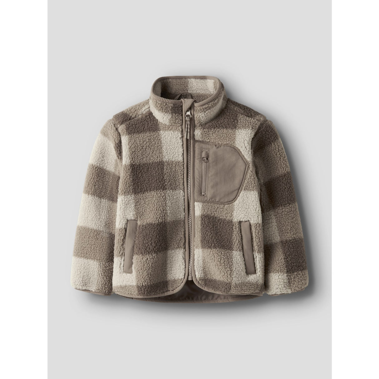 Name It Fossil Nmmmonico Sherpa Jacket Check