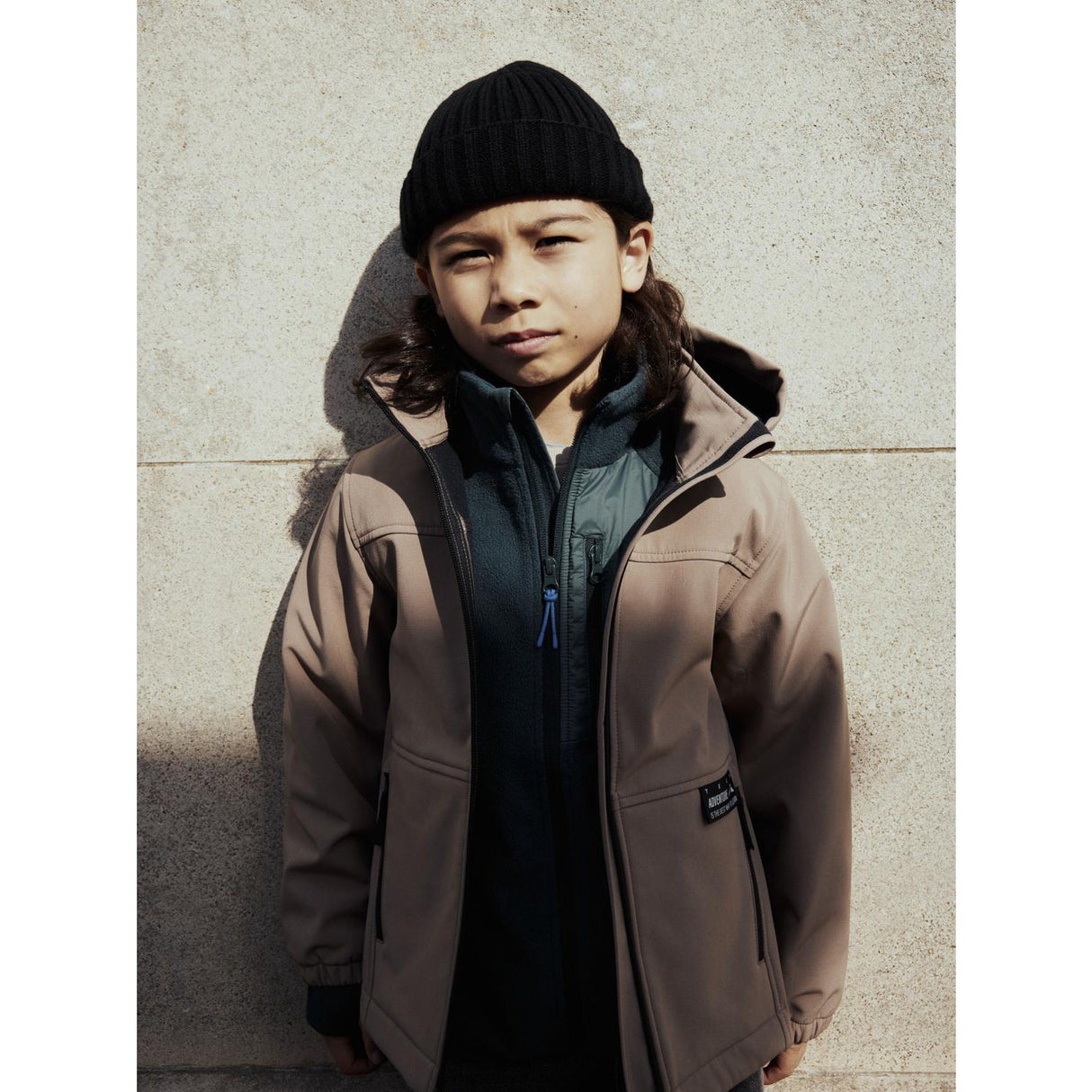 Name It Fossil Nkmalfa08 Softshell Jacket Run Fo