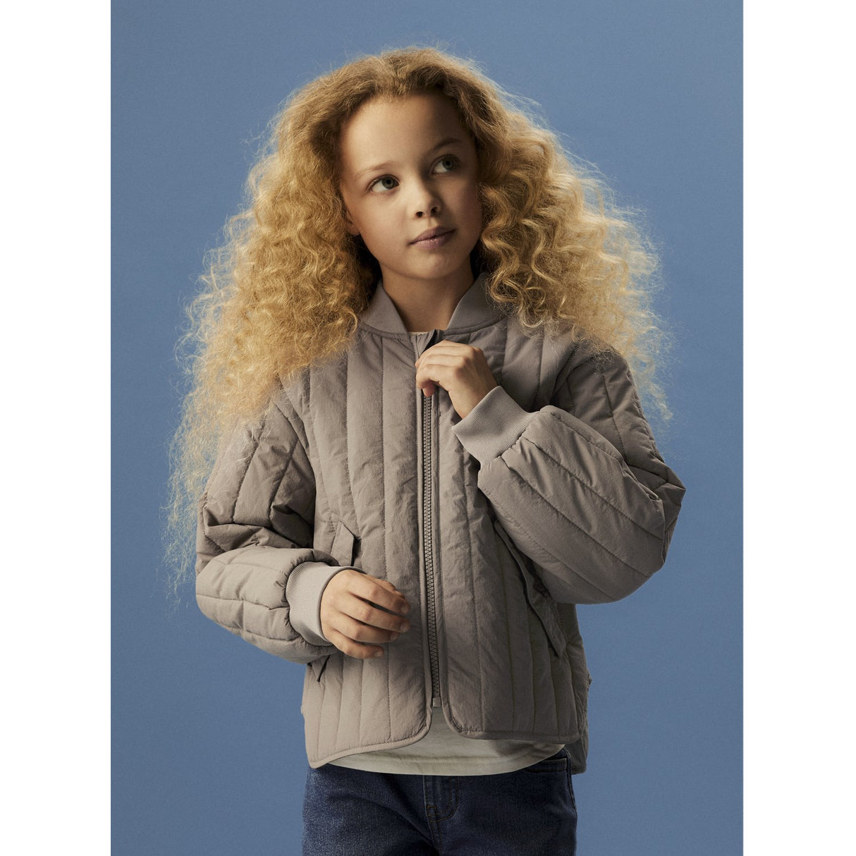 Name It Fossil Nkfmelody Quilt Jacket Tb