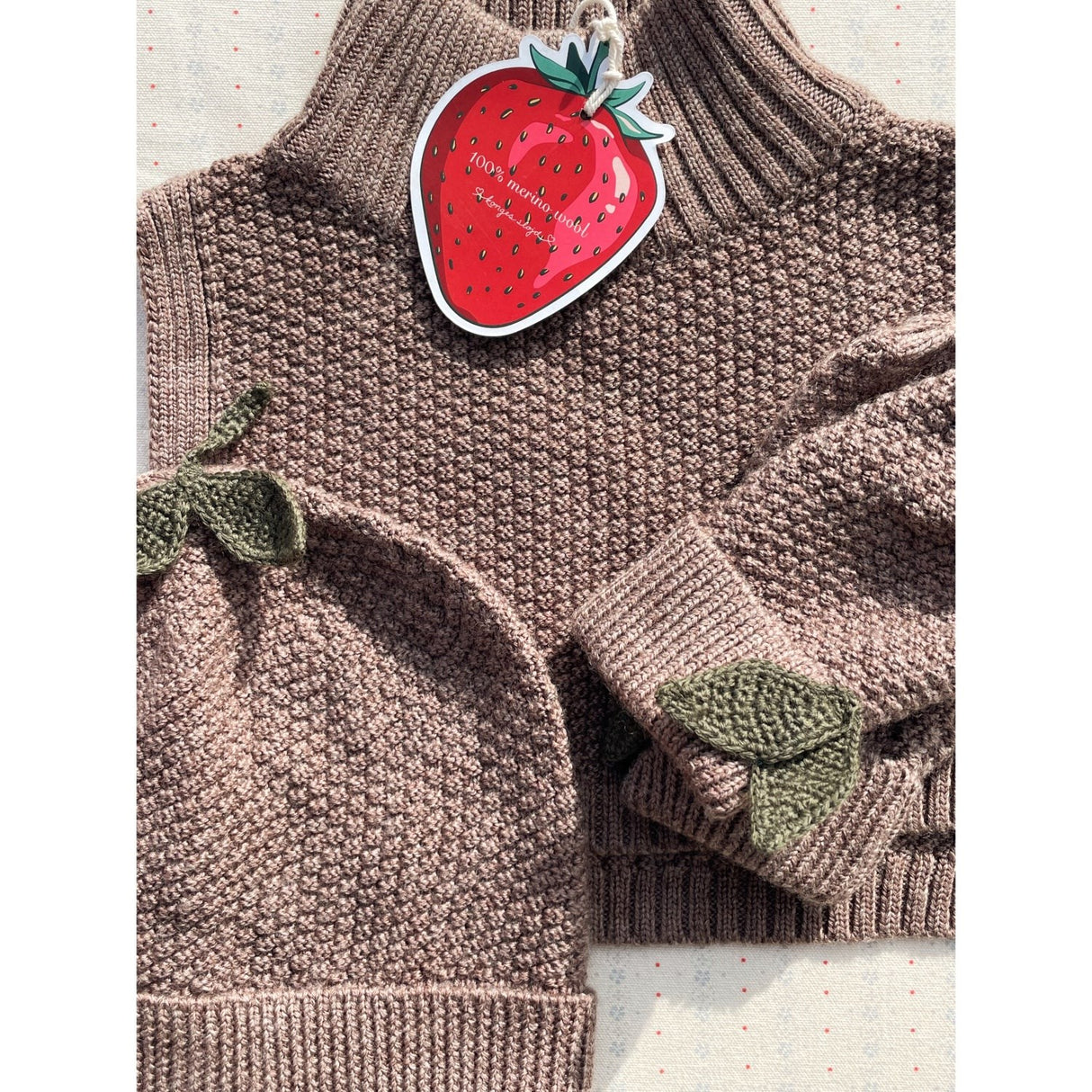 Konges Sløjd Bunny Brown Melange Fruity Neckwarmer