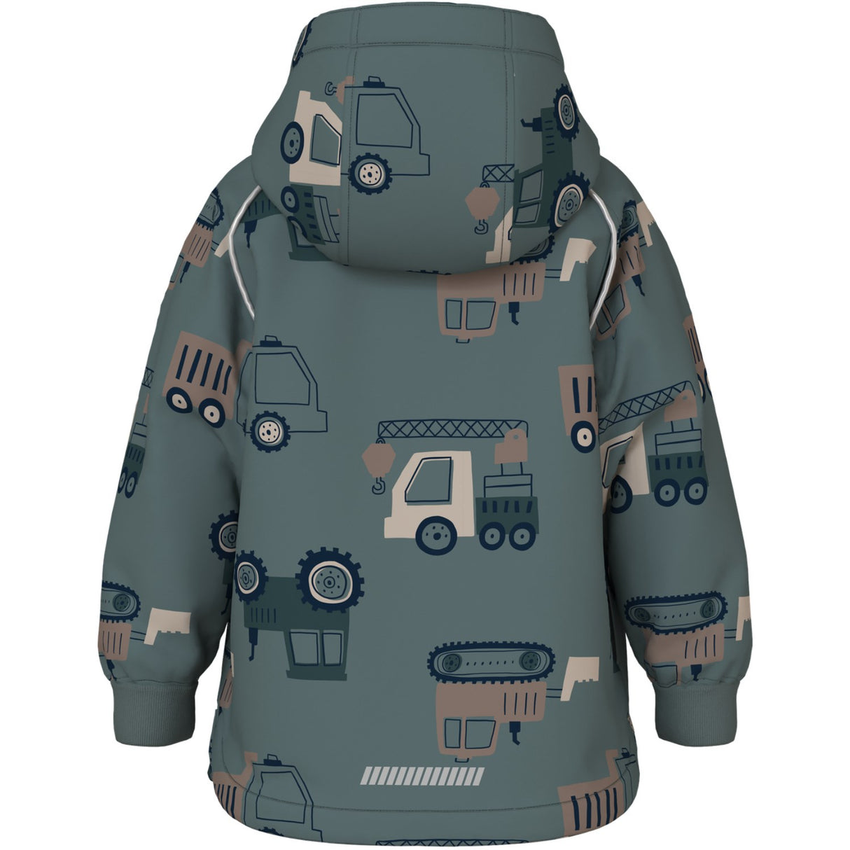 Name It Balsam Green Machines Nmmalfa08 Softshell Jacket Aop Fo