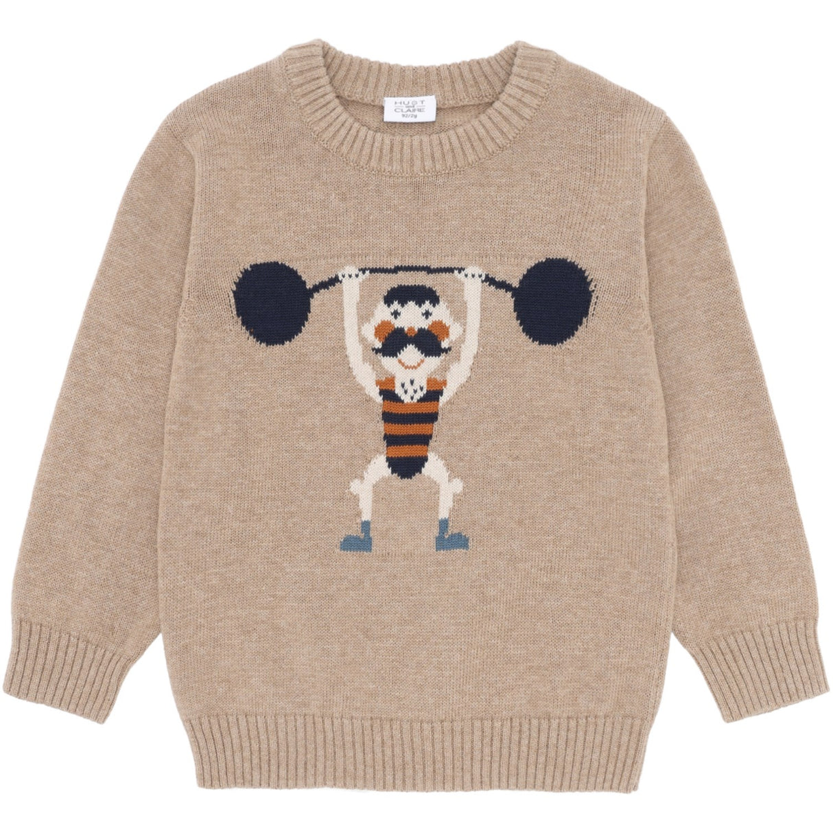 Hust & Claire Biscuit Pelle Knit Strong Man