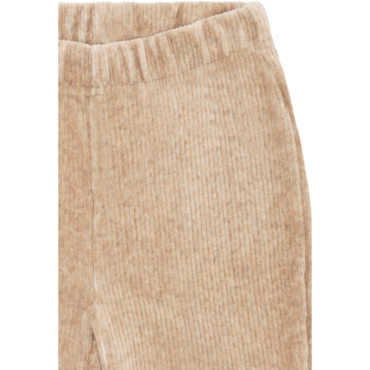 Hust & Claire Biscuit Thilde Ottoman Velour Solid