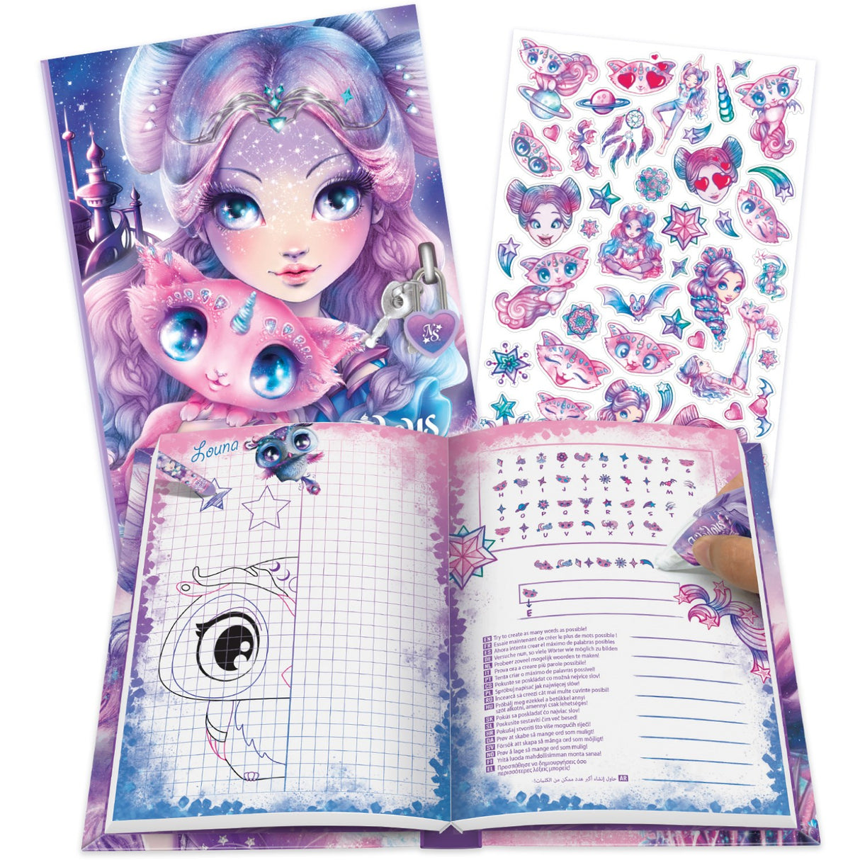 Nebulous Stars Nebulia’S Brevpapirssæt