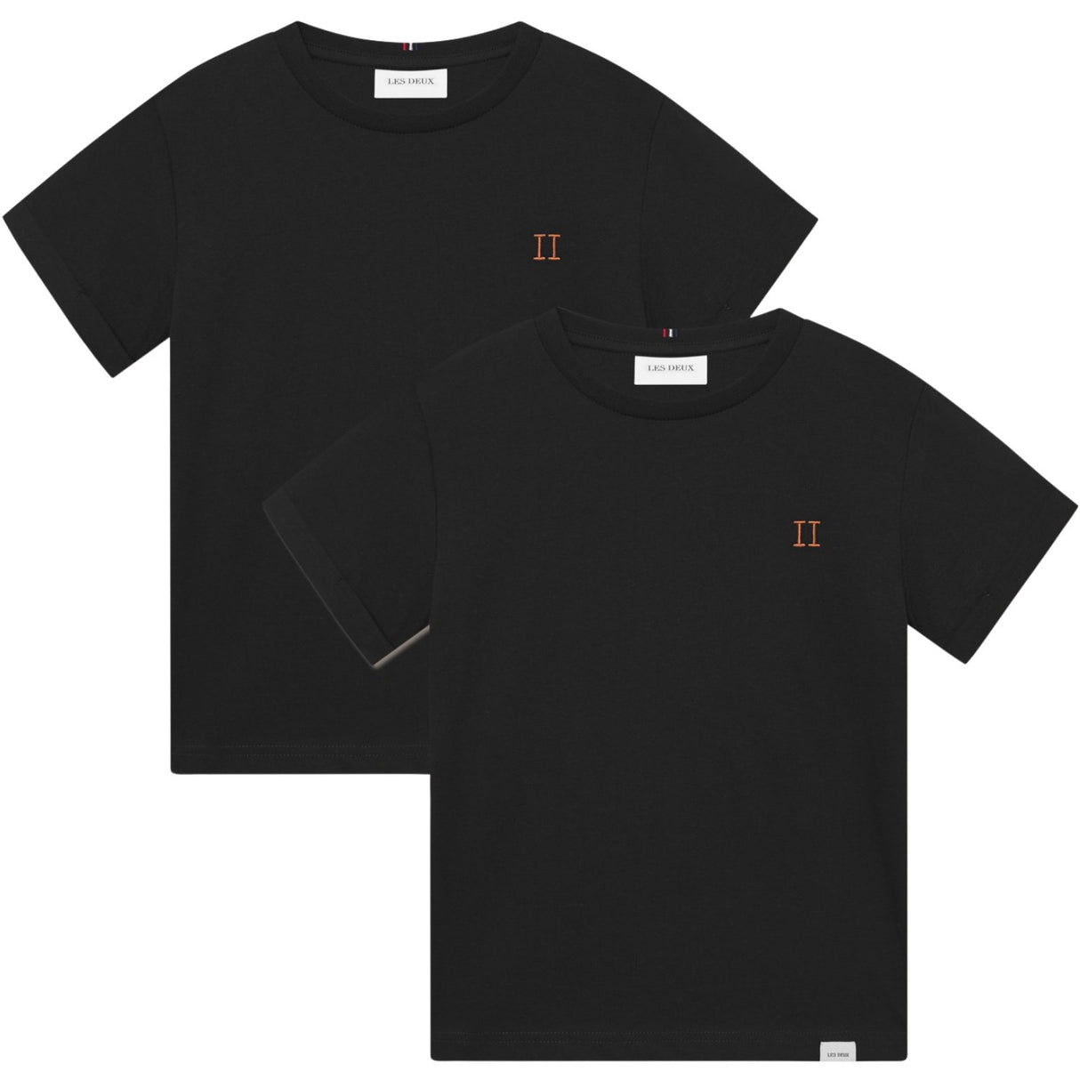 Les Deux Kids Black Nørregaard T-Shirt Kids - 2-PACK