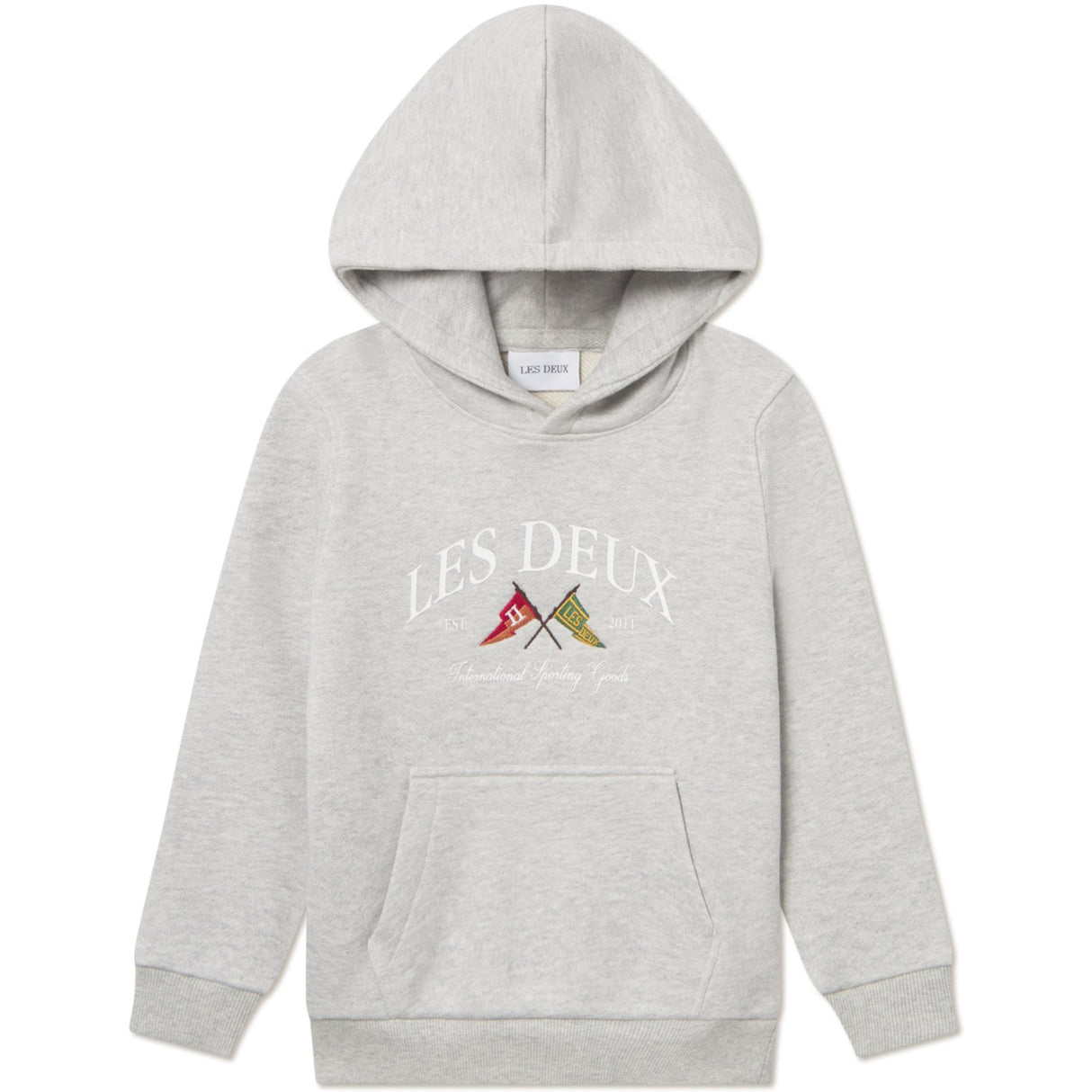 Les Deux Kids Snow Melange Ivy League Hoodie Kids