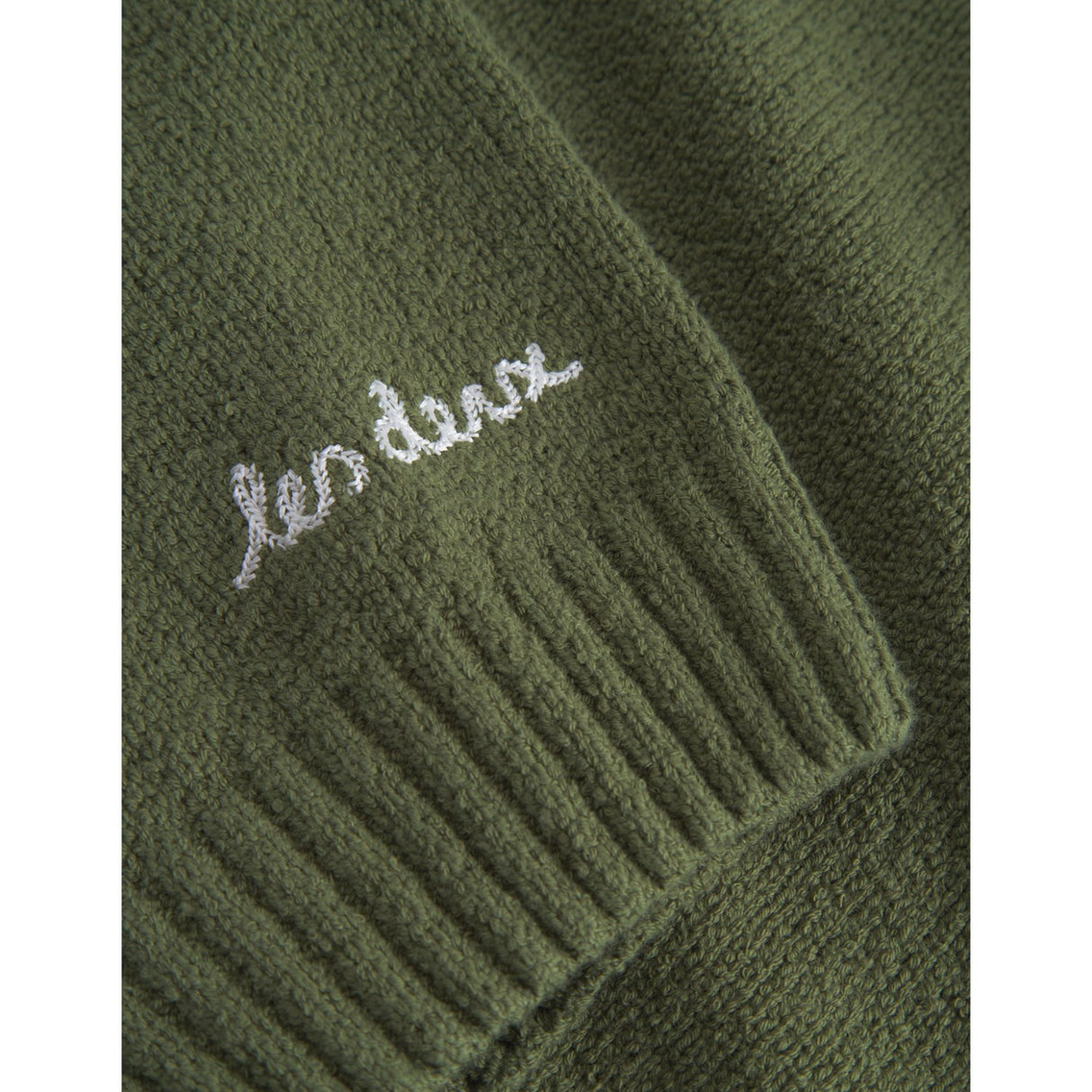 Les Deux Kids Chive Green Brad Roundneck Knit Kids