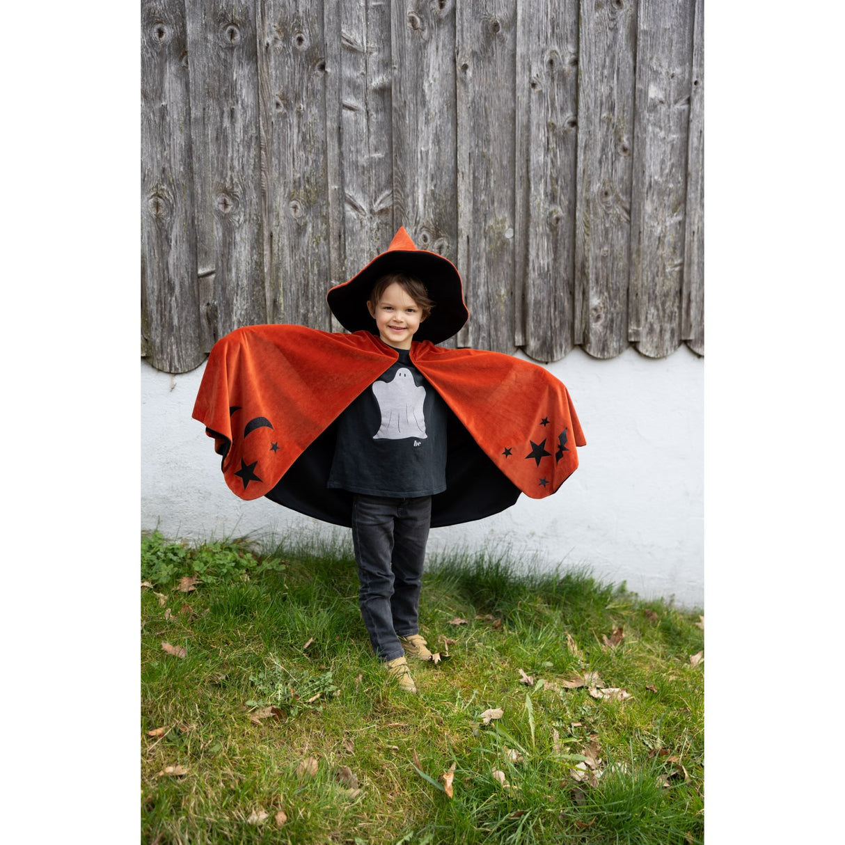 Great Pretenders Autum Embers Wizard Cape With Hat