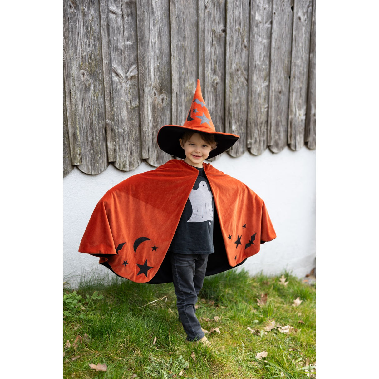 Great Pretenders Autum Embers Wizard Cape With Hat