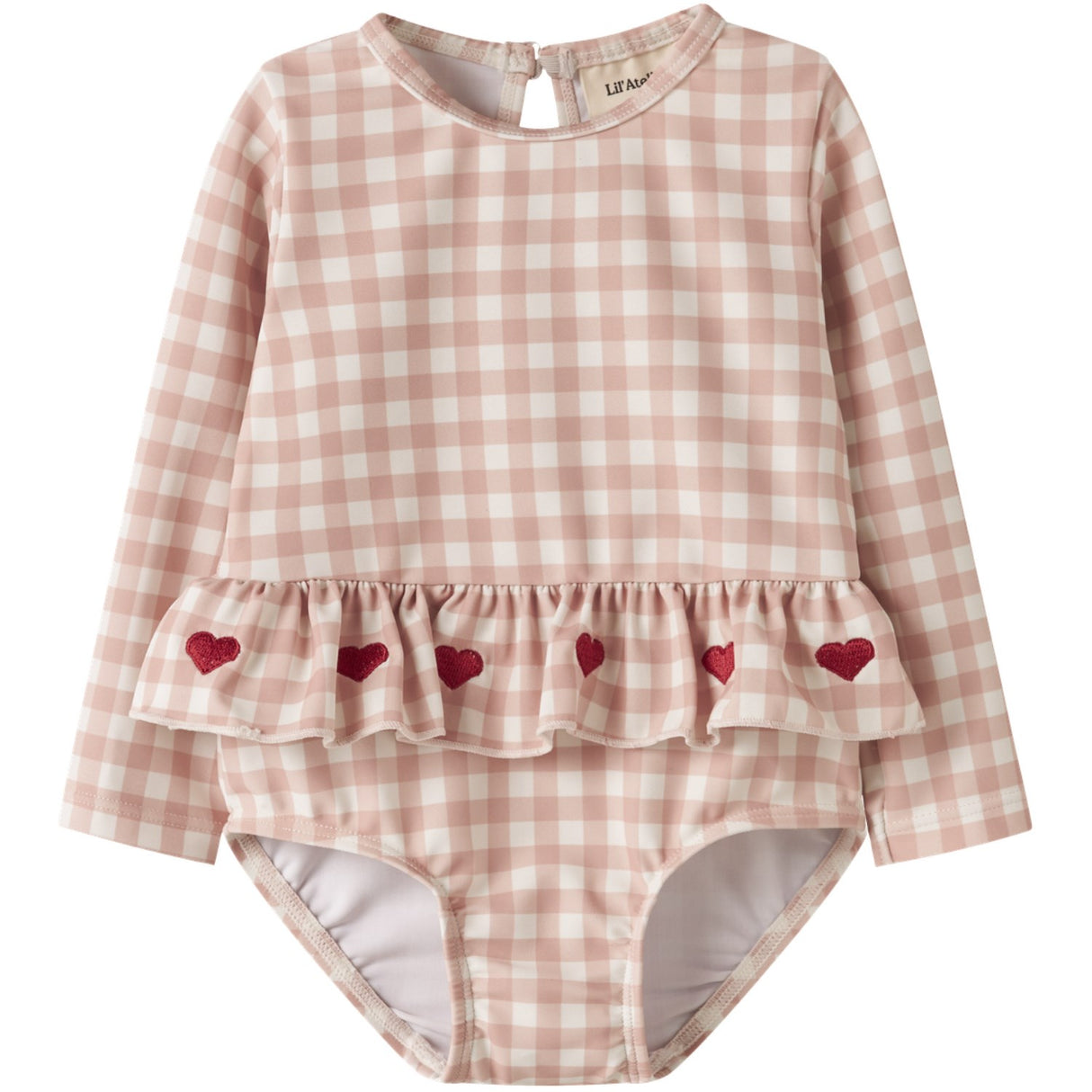 Lil'Atelier Misty Rose Nbffinley Ls Swimsuit Lil