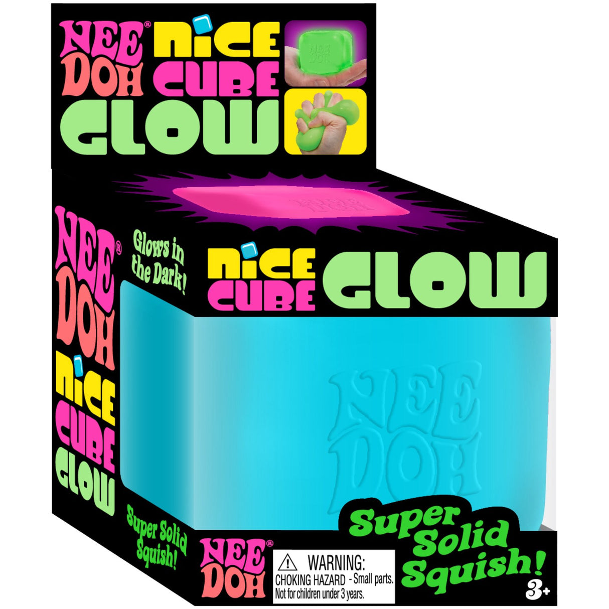 NeeDoh Nice Cube Glow 5 Asst. CDU