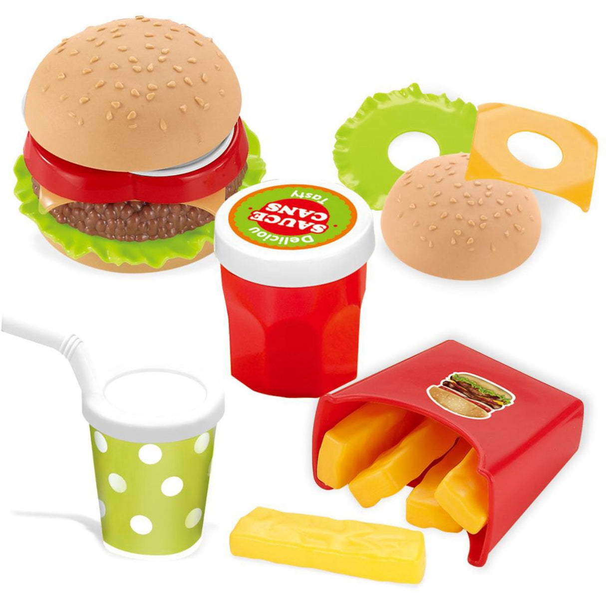 Junior Home Hamburger Playset