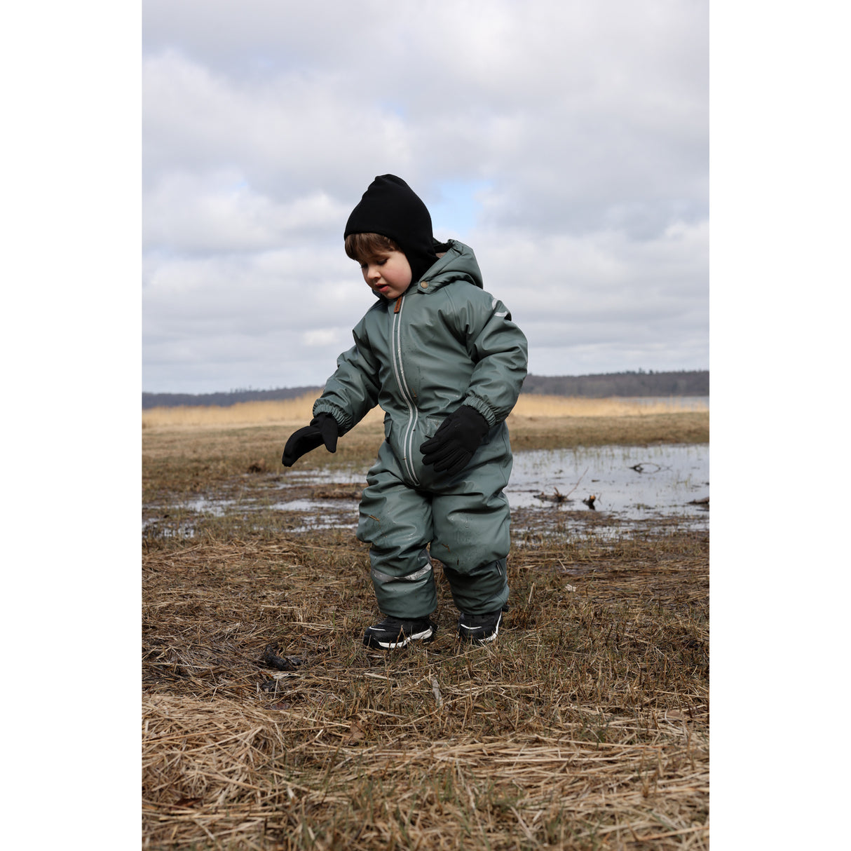 Mikk-Line Balsam Green PU Snow Suit