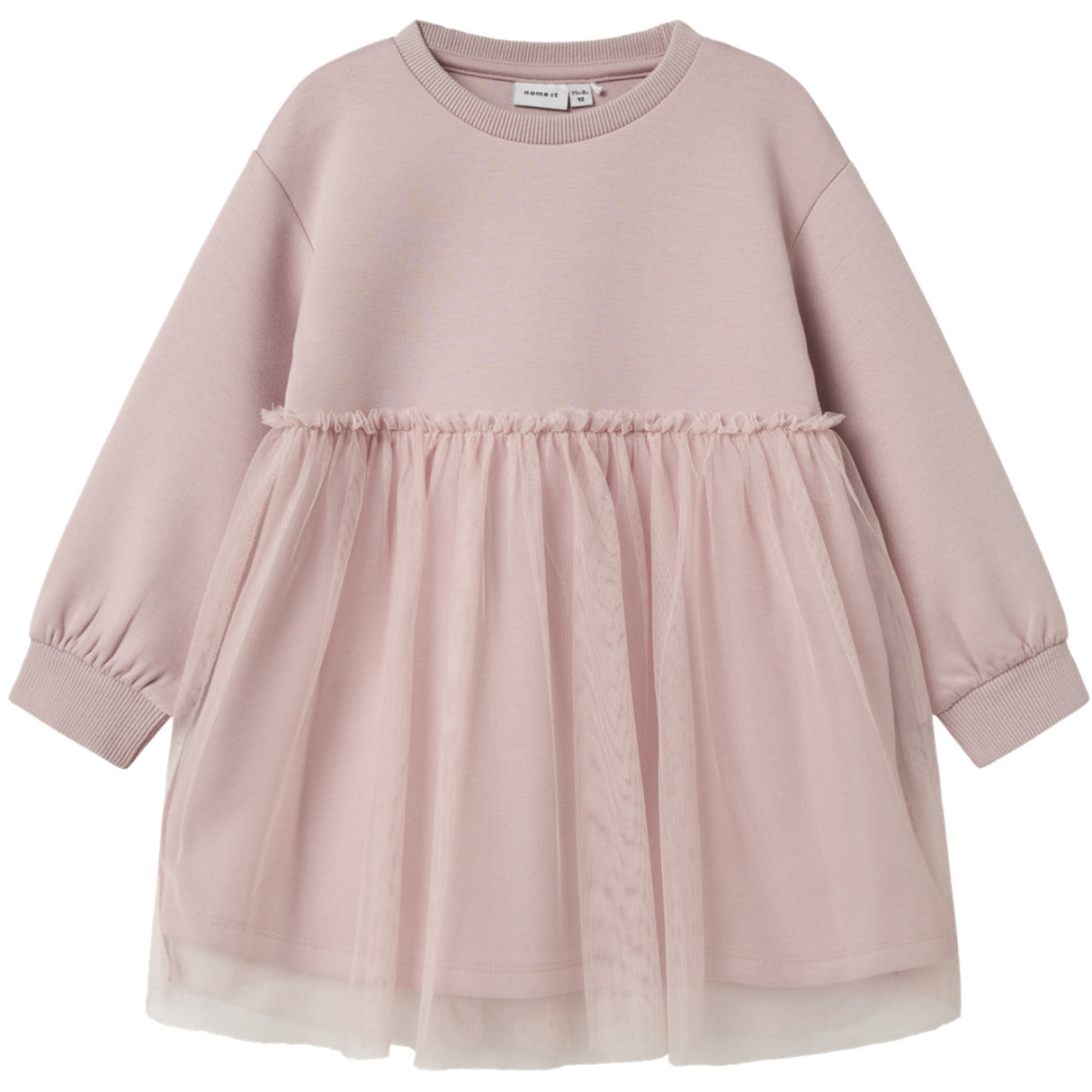 Name It Burnished Lilac Nmfkersti Sweat Dress Unb