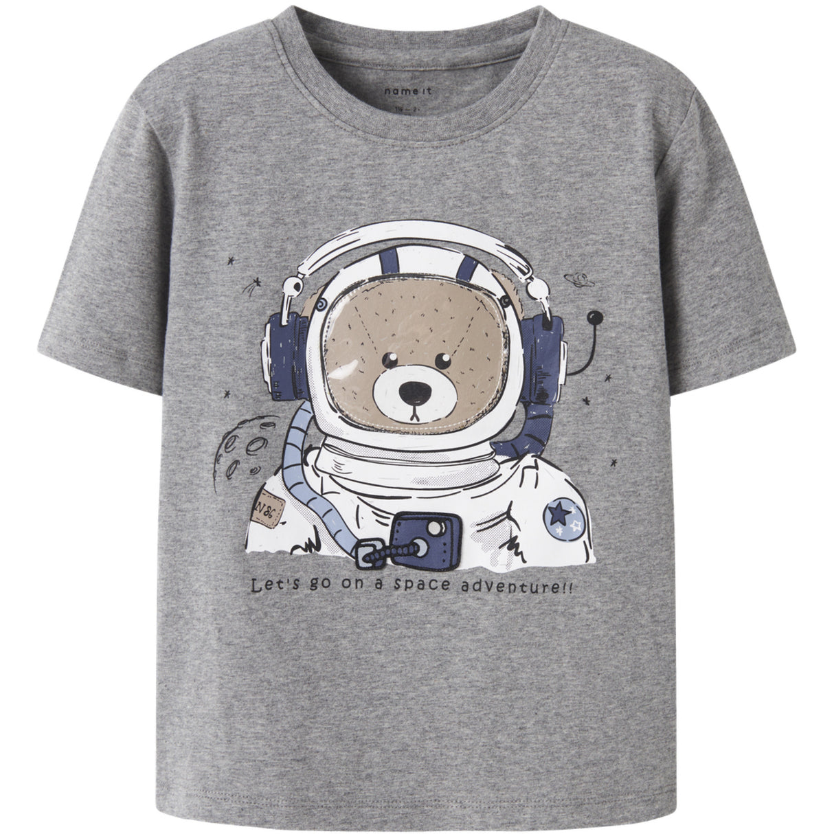 Name It Grey Melange Nmmdilka Ss Nreg Top Box