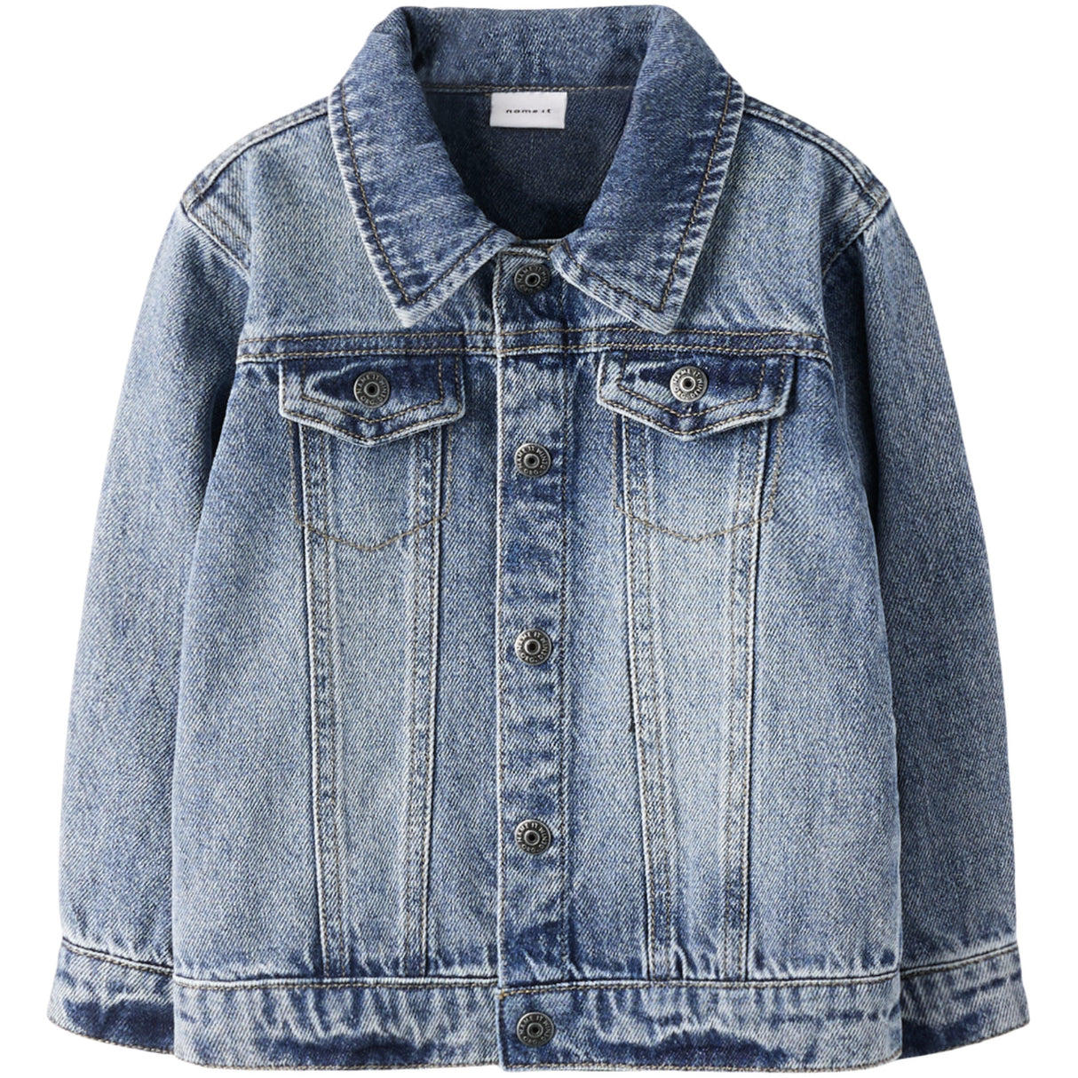 Name It Medium Blue Denim Nmmnick Ls Dnm Jacket 3148-Xs D