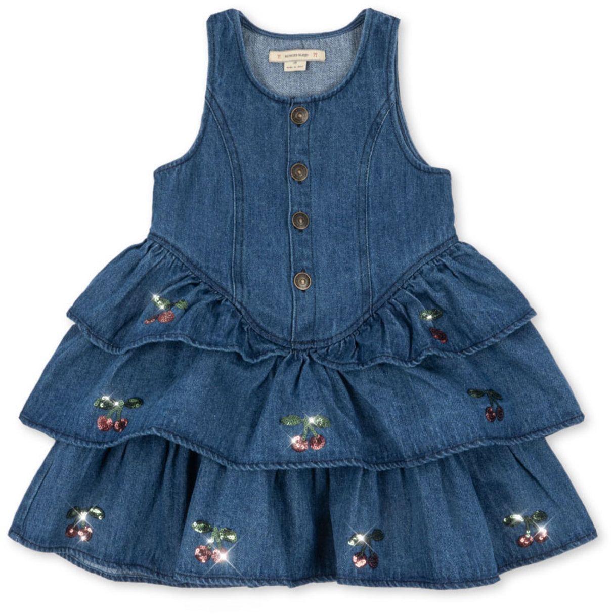 Konges Sløjd Denim Blue Elba Dress Gots