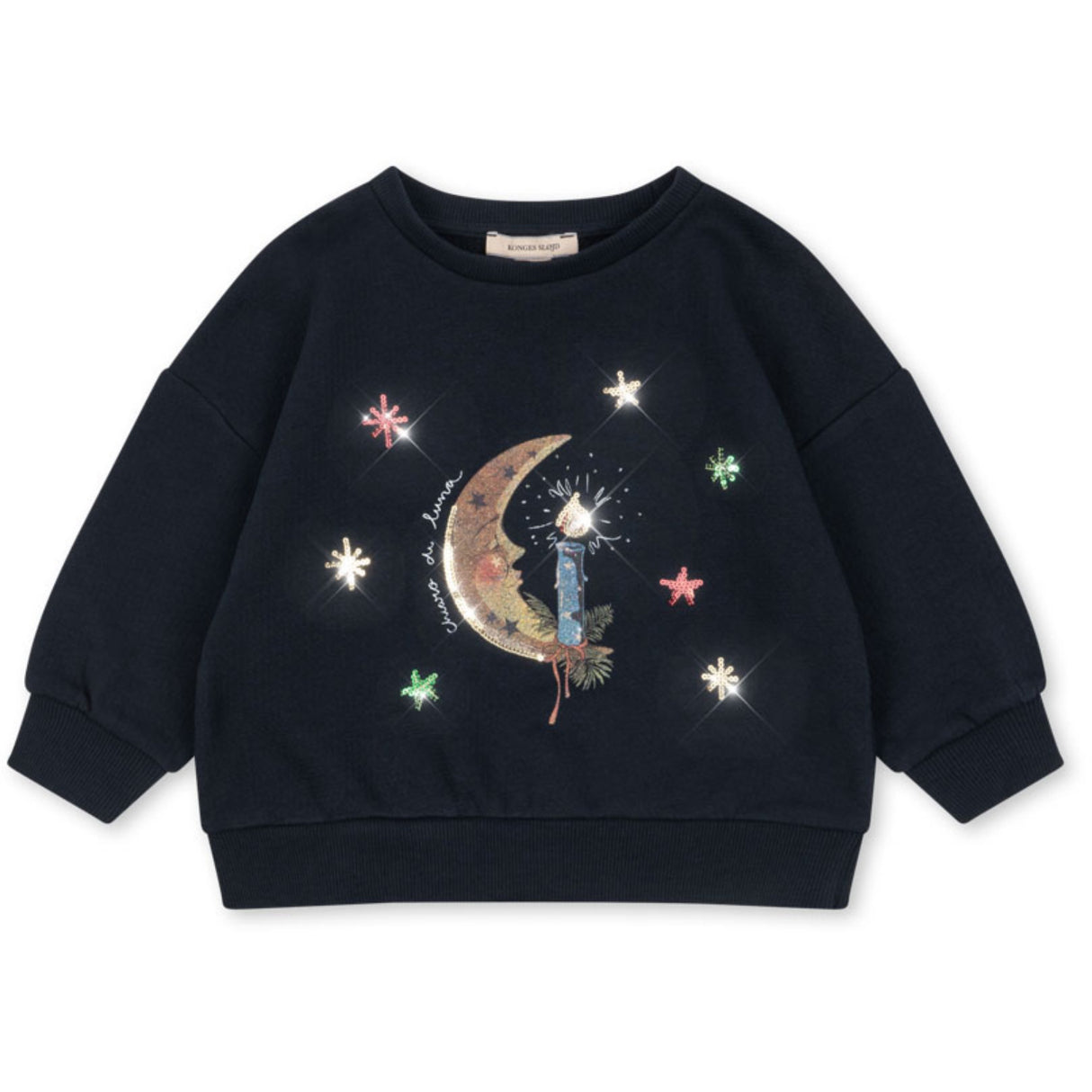 Konges Sløjd Dark Navy Loupy Lou Sweat Shirt Ocs