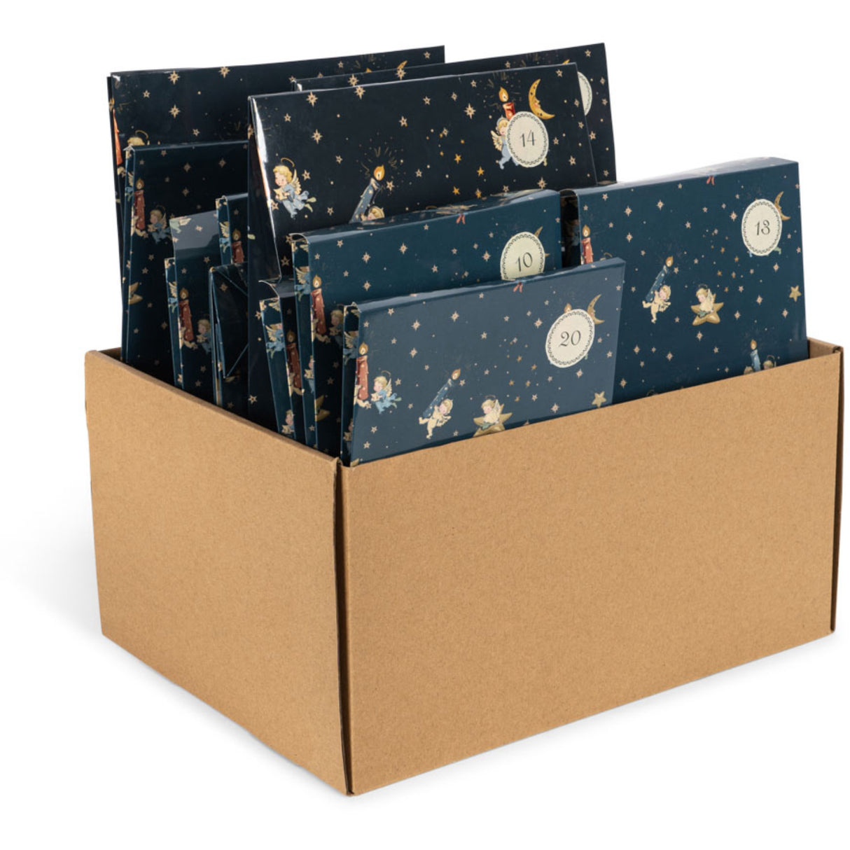 Konges Sløjd Blue Christmas Calendar With 24 Gifts