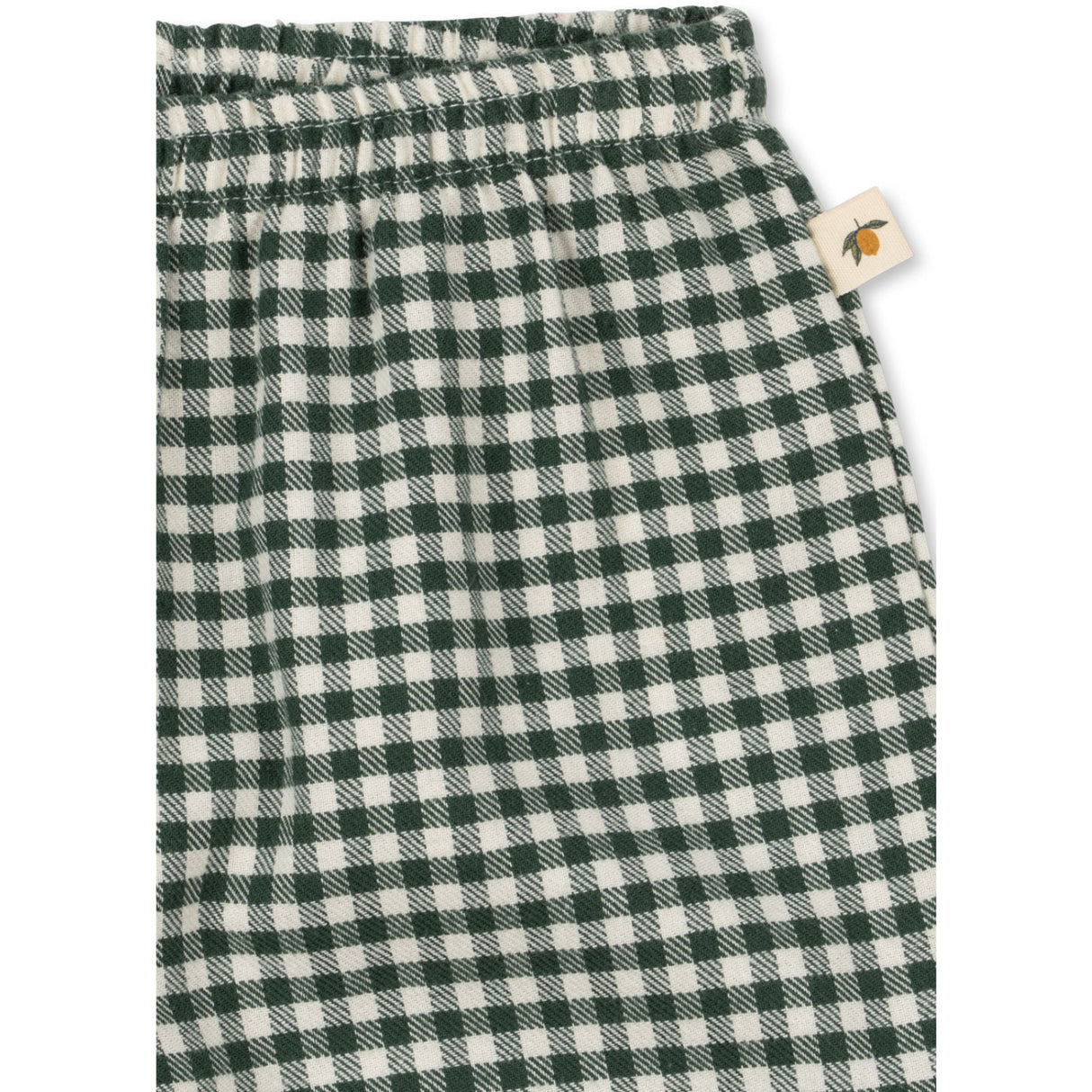 Konges Sløjd Green Check Foret Pants Gots