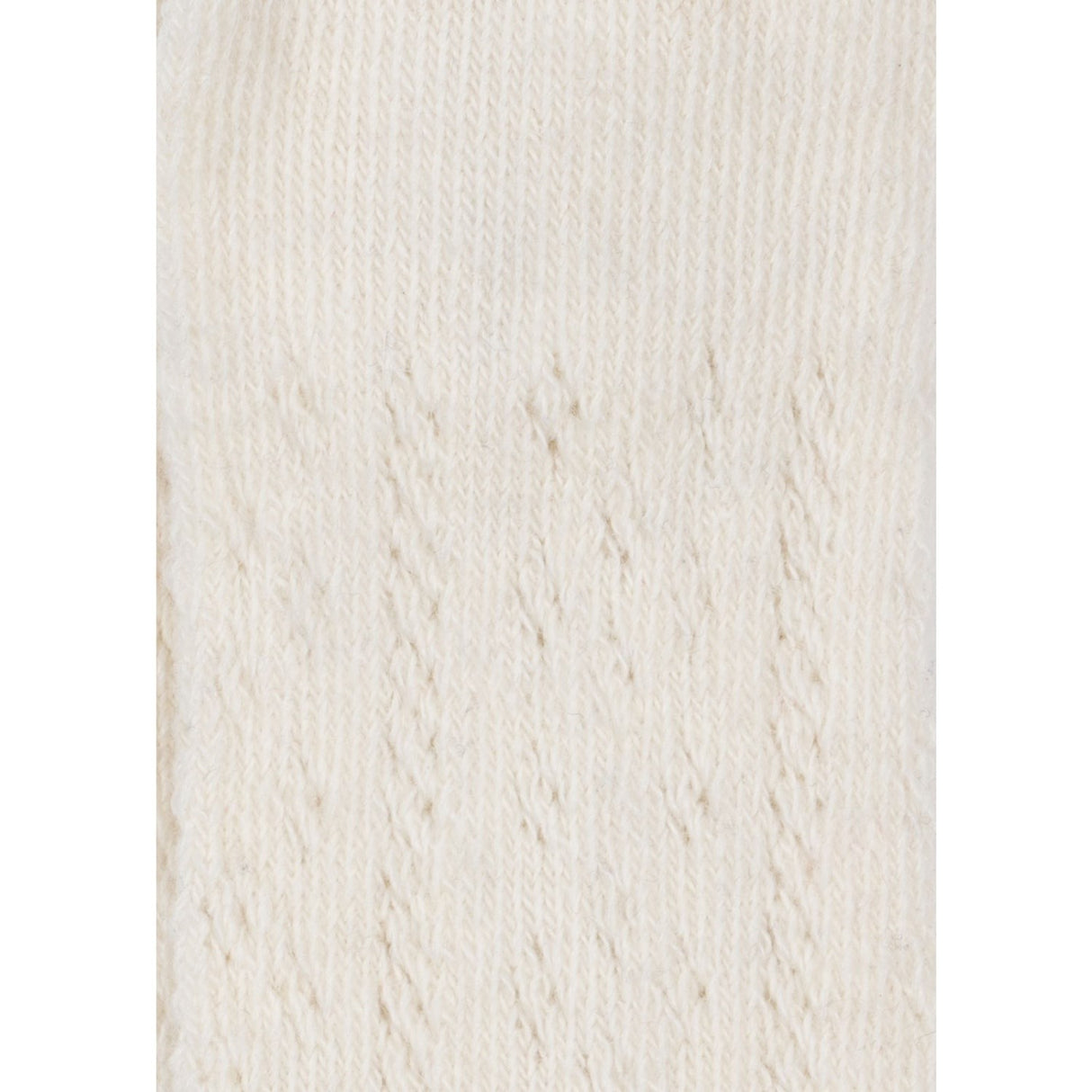 Konges Sløjd Off White Wool Pointelle Tights