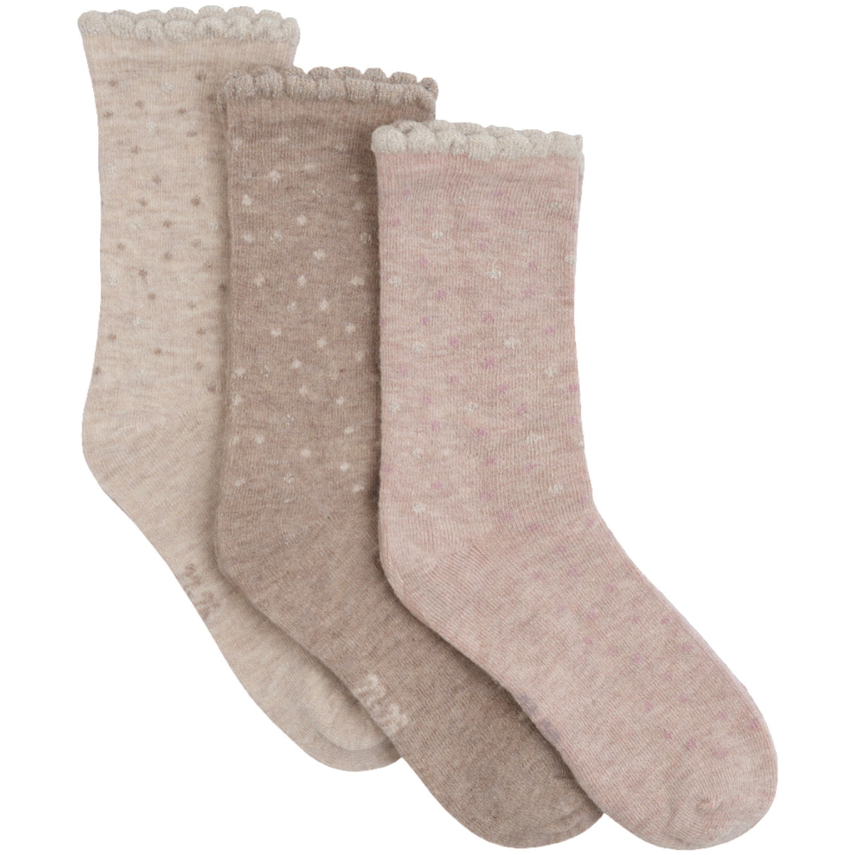 Minymo Burnished Lilac Wool Socks 3-Pack