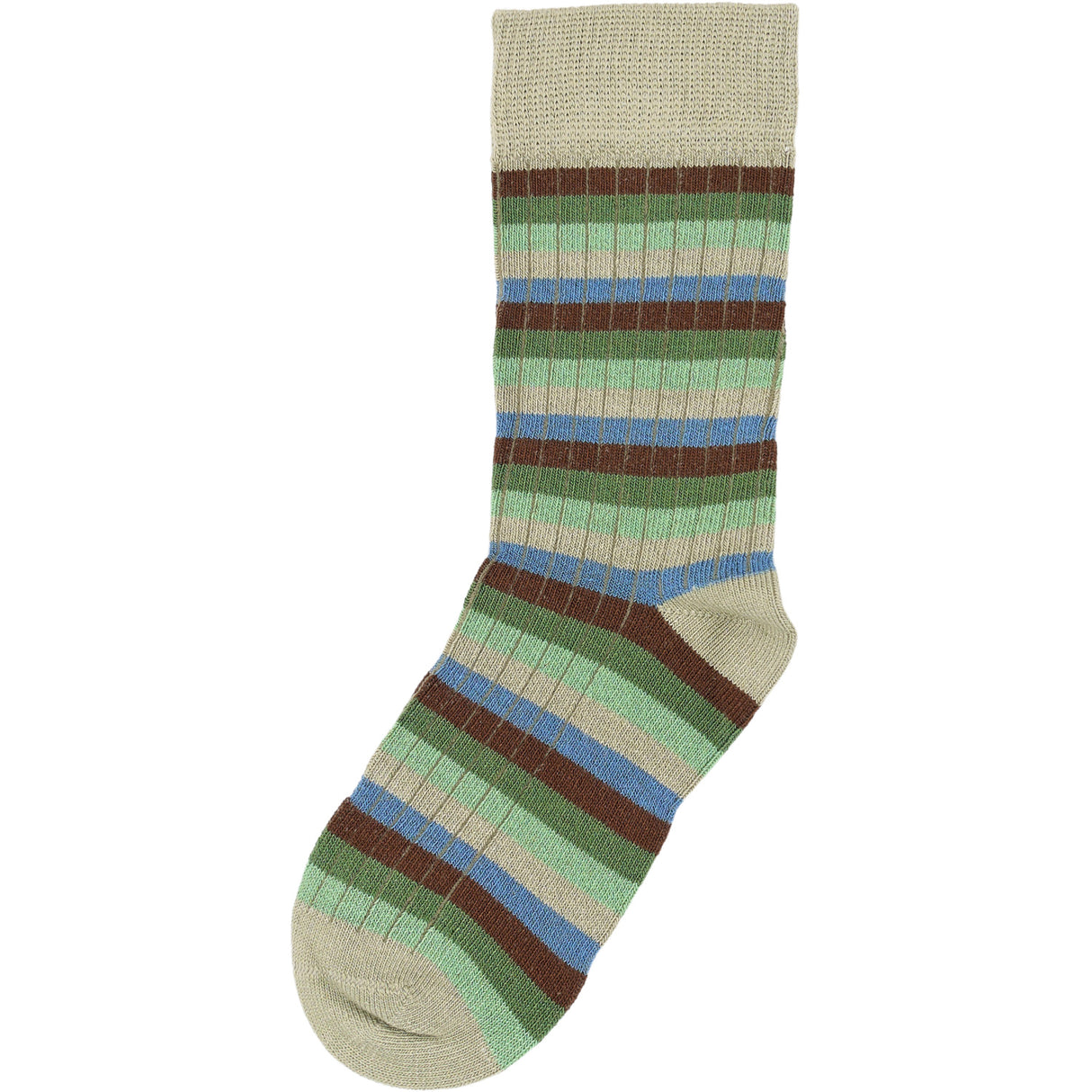 minipop® Green Bamboo Multi Stripe Socks