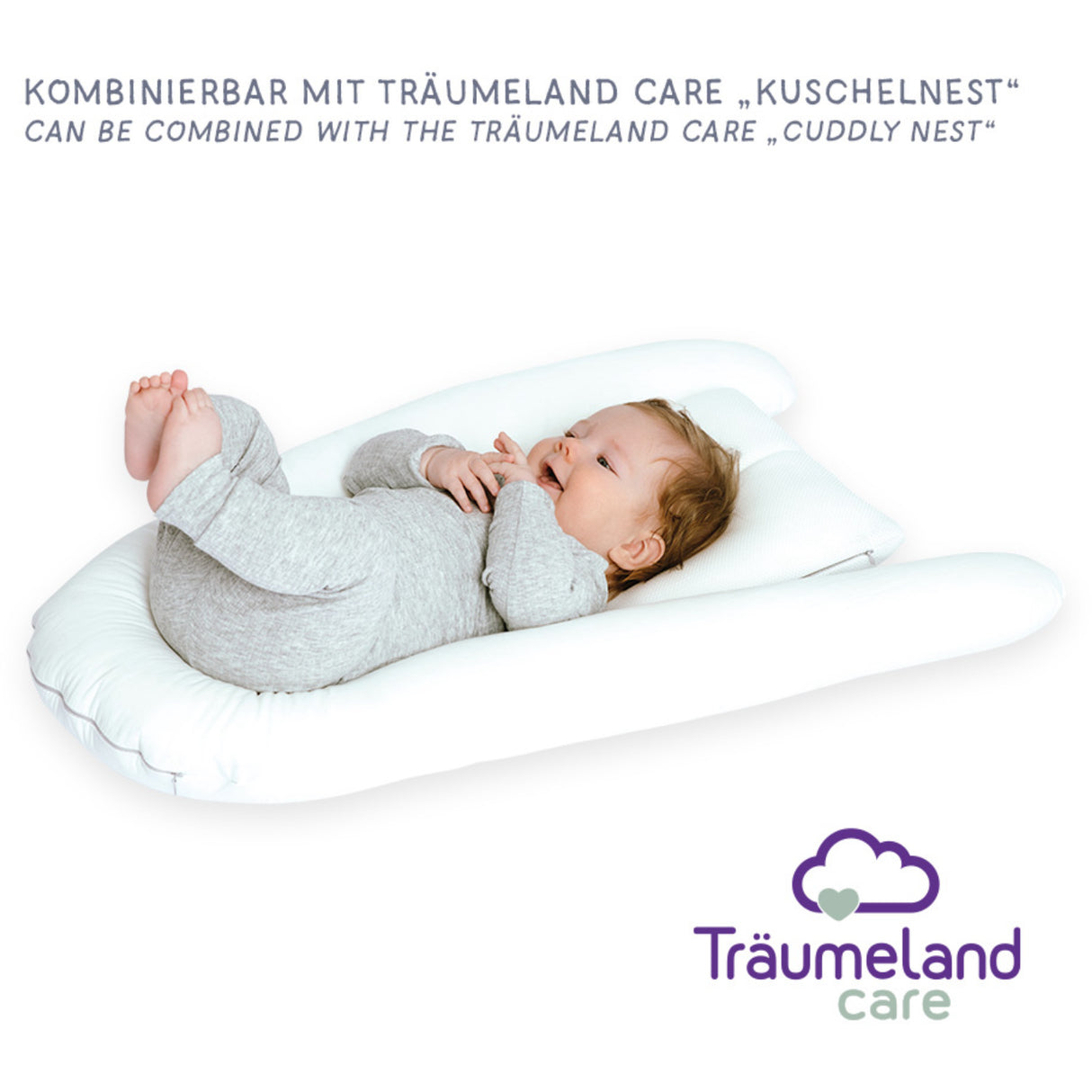 Träumeland White Pillow Carefor Maxi (From 6 To 18 Months)