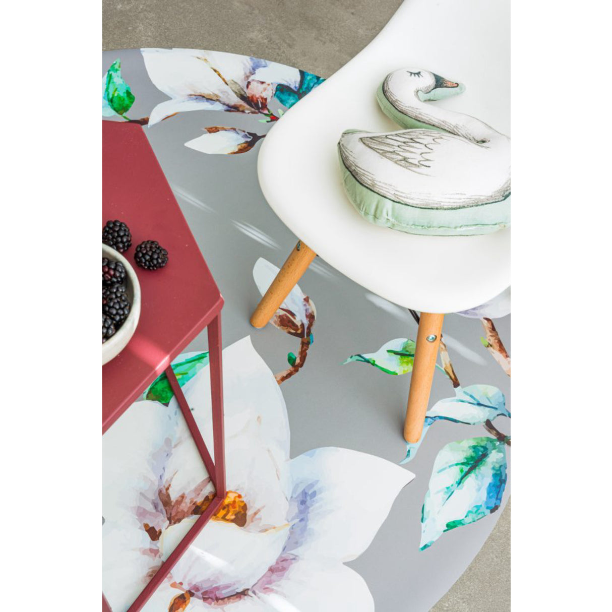 Everleigh & Me Magnolia Grå Stoleunderlag