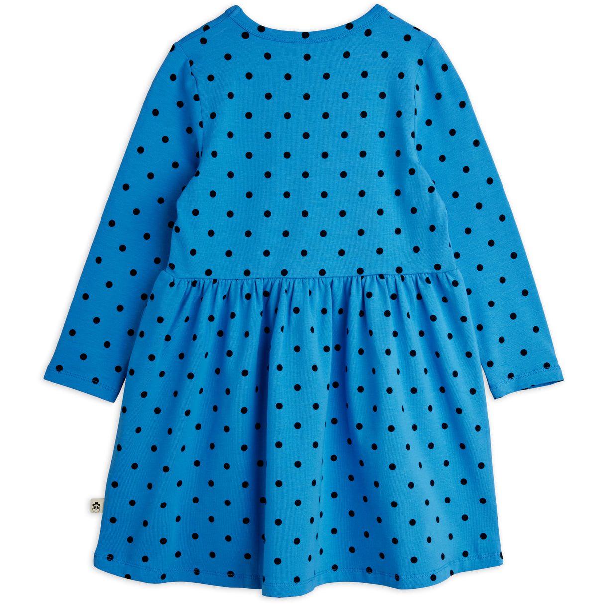 Mini Rodini Blue Polka Dots AOP Ls Dress