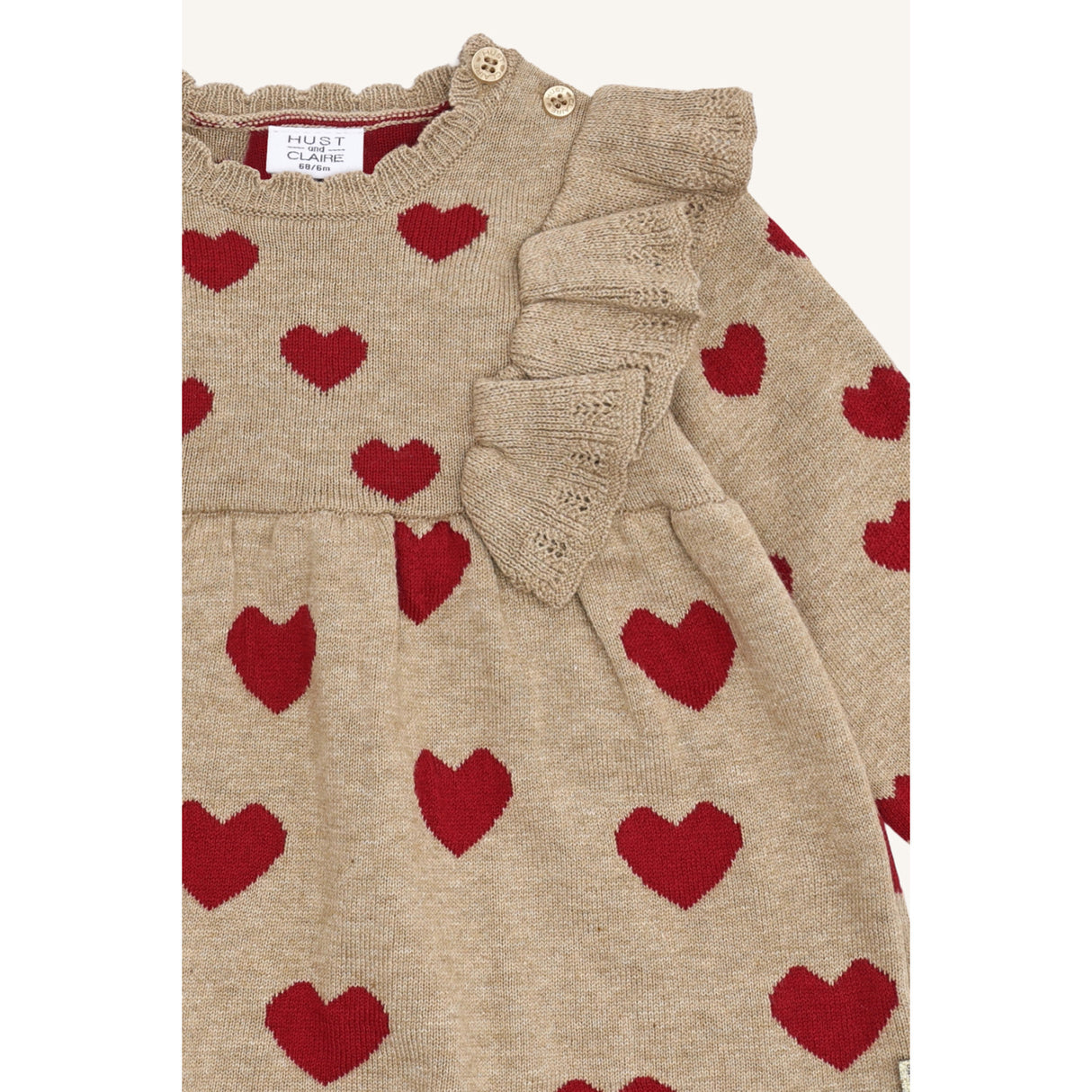 Hust & Claire Biscuit Kristel Heart