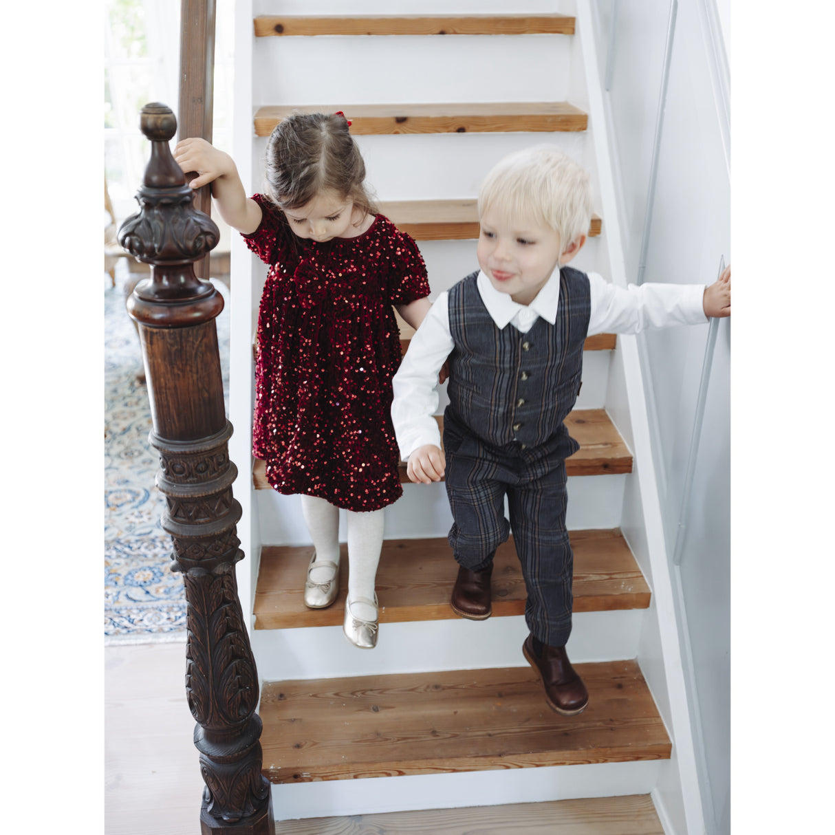 Hust & Claire New Maroon Karoline Sequins