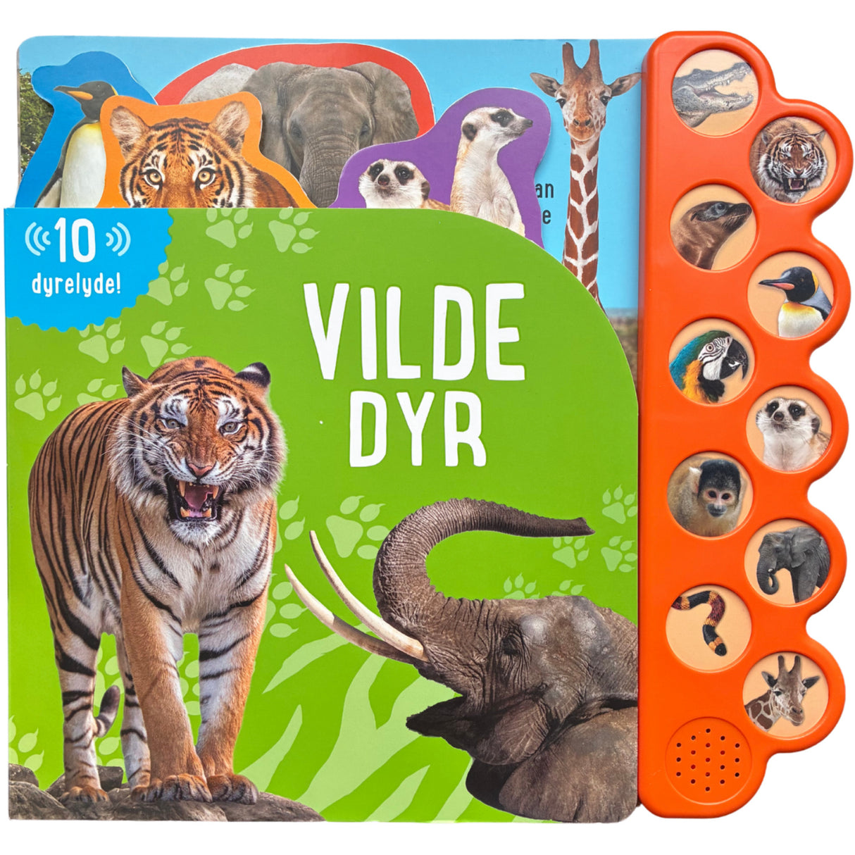 Forlaget Tukan Stor Papbog M/10 Lyde: Vilde Dyr